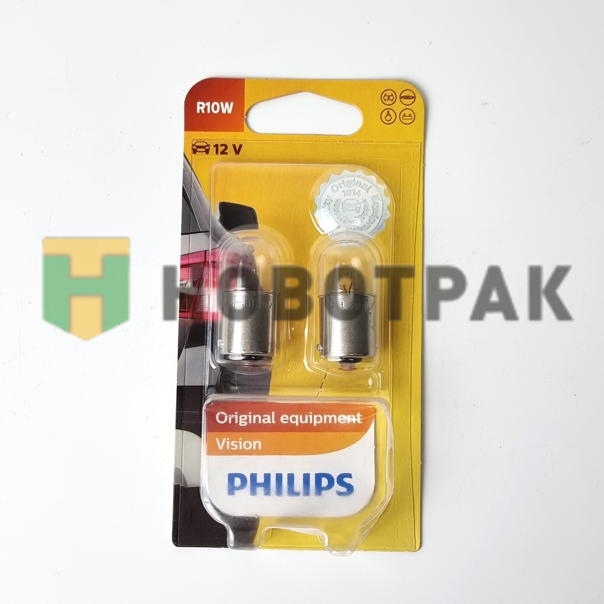 Лампа в блистере (к-кт 2 шт ) R10W 12V 12814B2