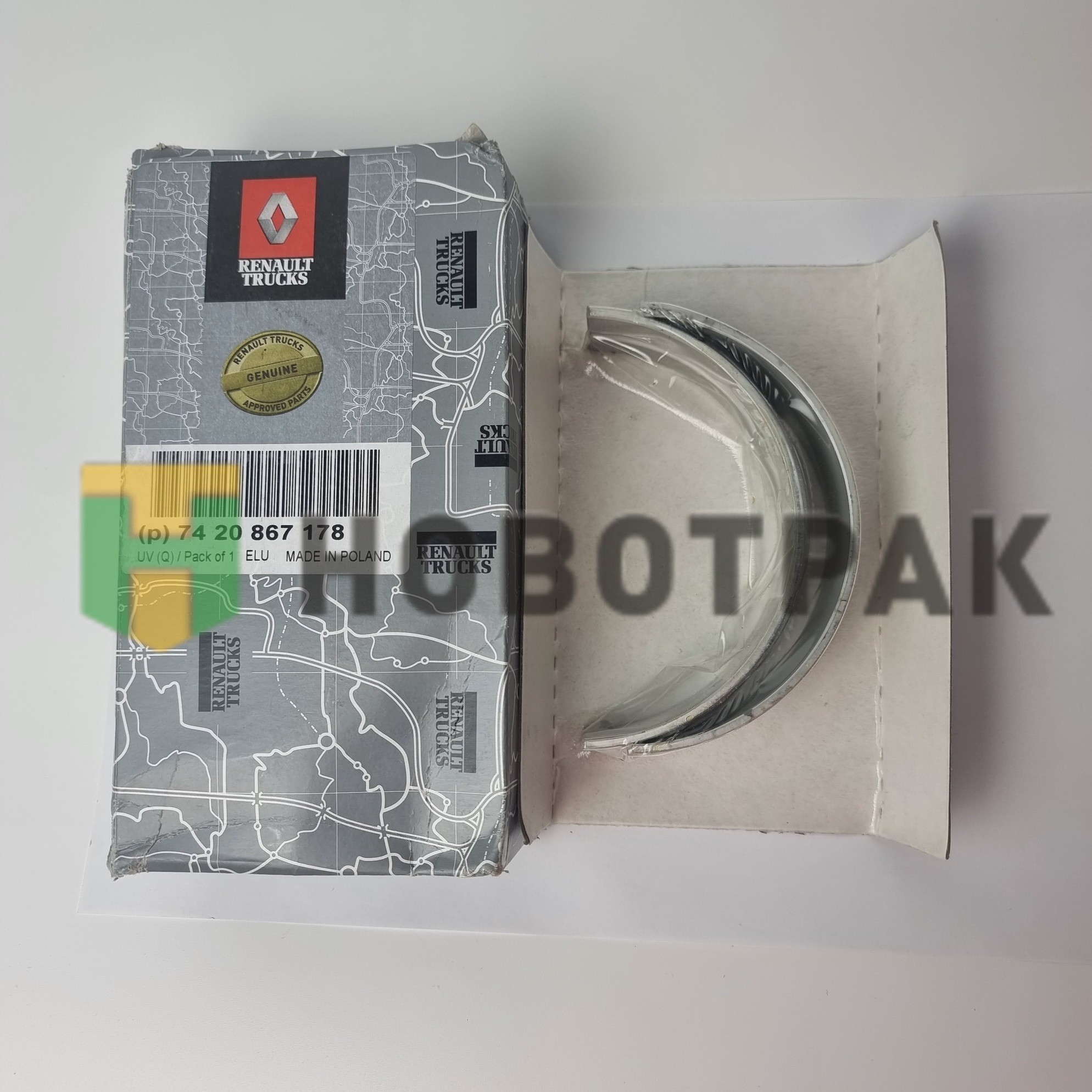 Вкладыши кореннные STD, пара Volvo FH/FM/RVI Premium/Kerax