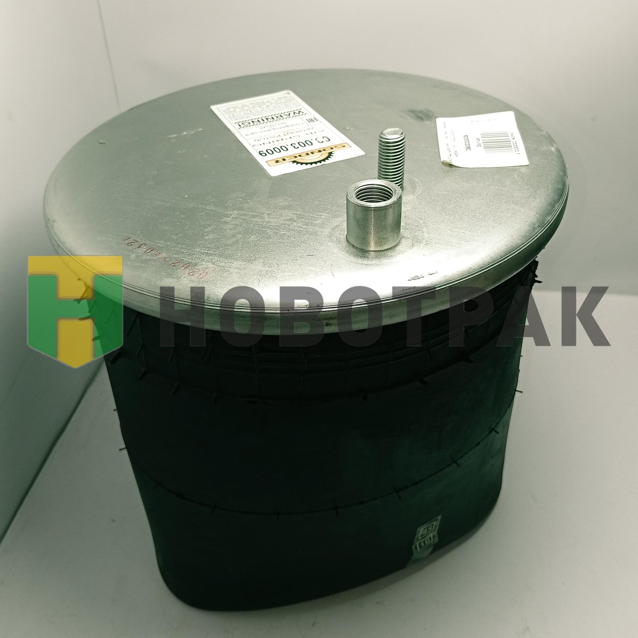 Пневмоподушка MAN TGA (без стакана) 4884N1P01/090030009