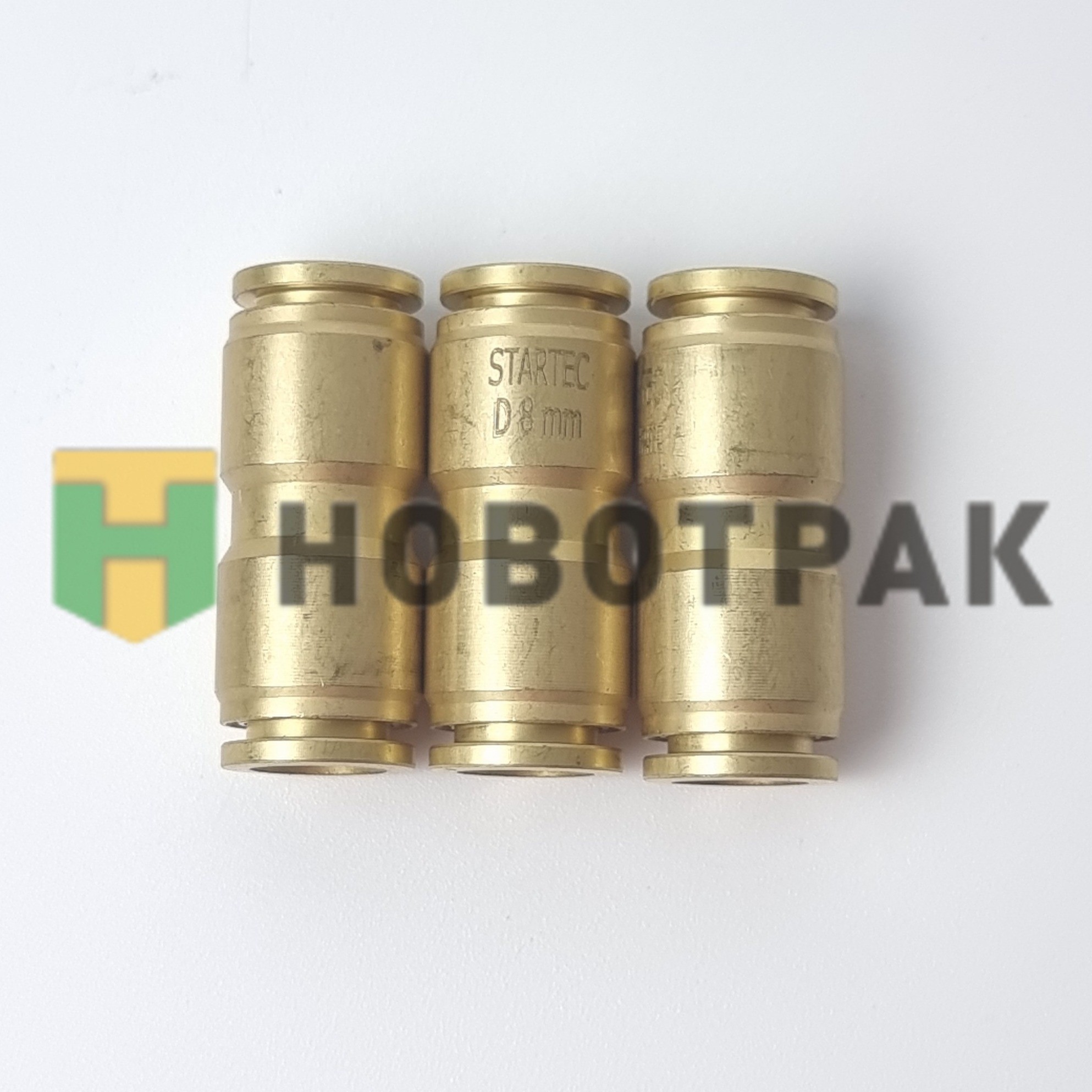 Фитинг прямой (латунь) 8мм INF11MPUC08