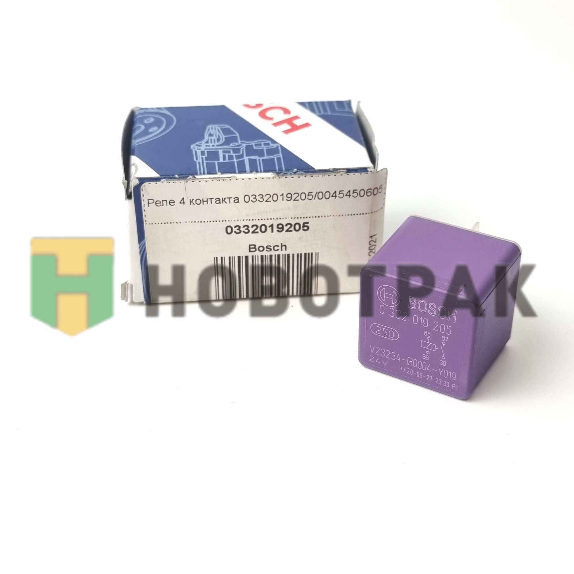 Реле 4 контакта 0332019205/0045450605