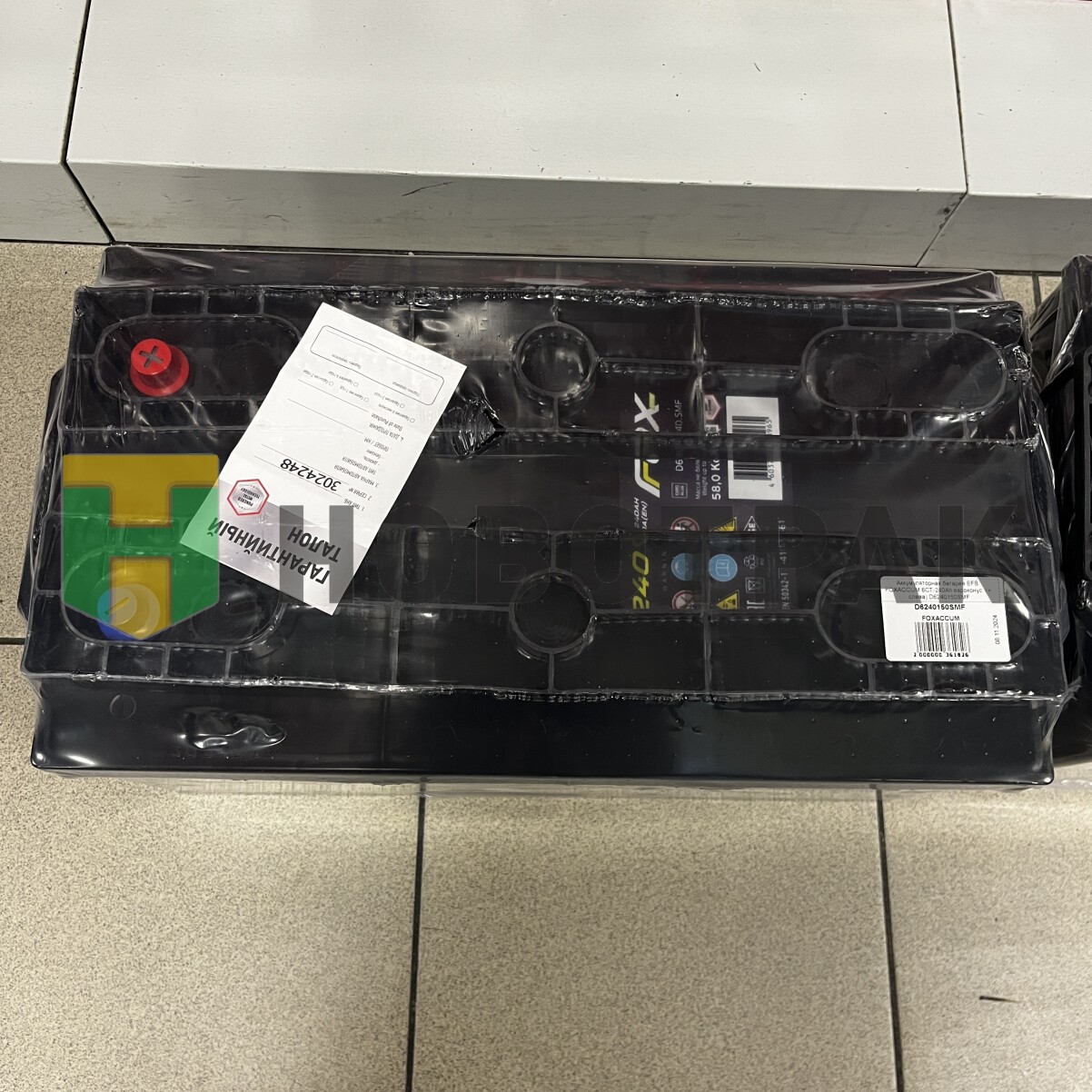 Аккумуляторная батарея EFB FOXACCUM 6СТ-240Ah евроконус (+ слева) D6240150SMF