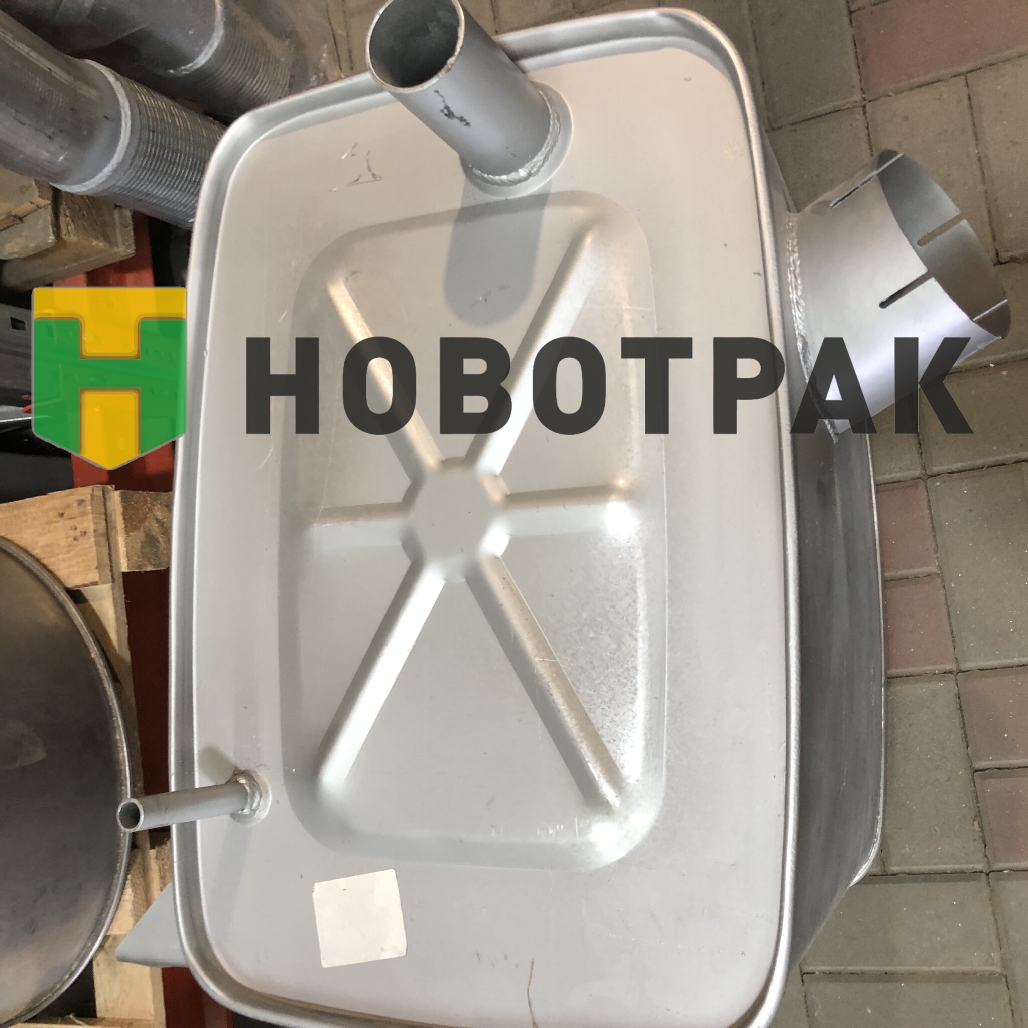 Глушитель основной MB Actros Евро-3 (бочка) 69770