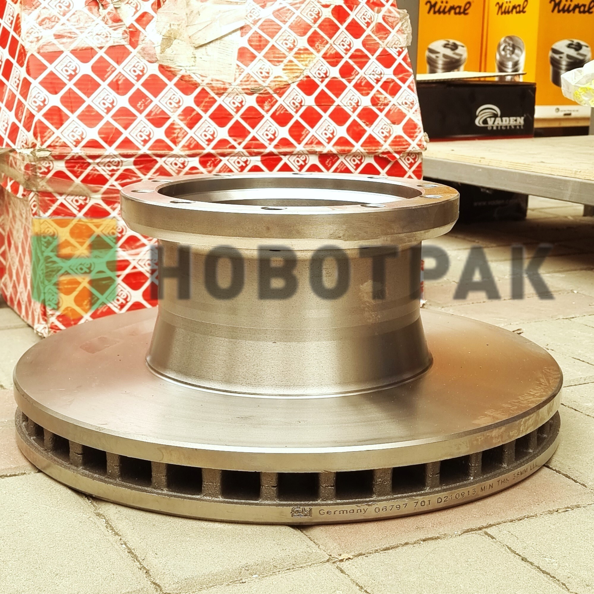 Диск торм передн.моста 406/194x48/175 n10-215-M16x1.5 вентилируем.Omn MB Setra S210-216