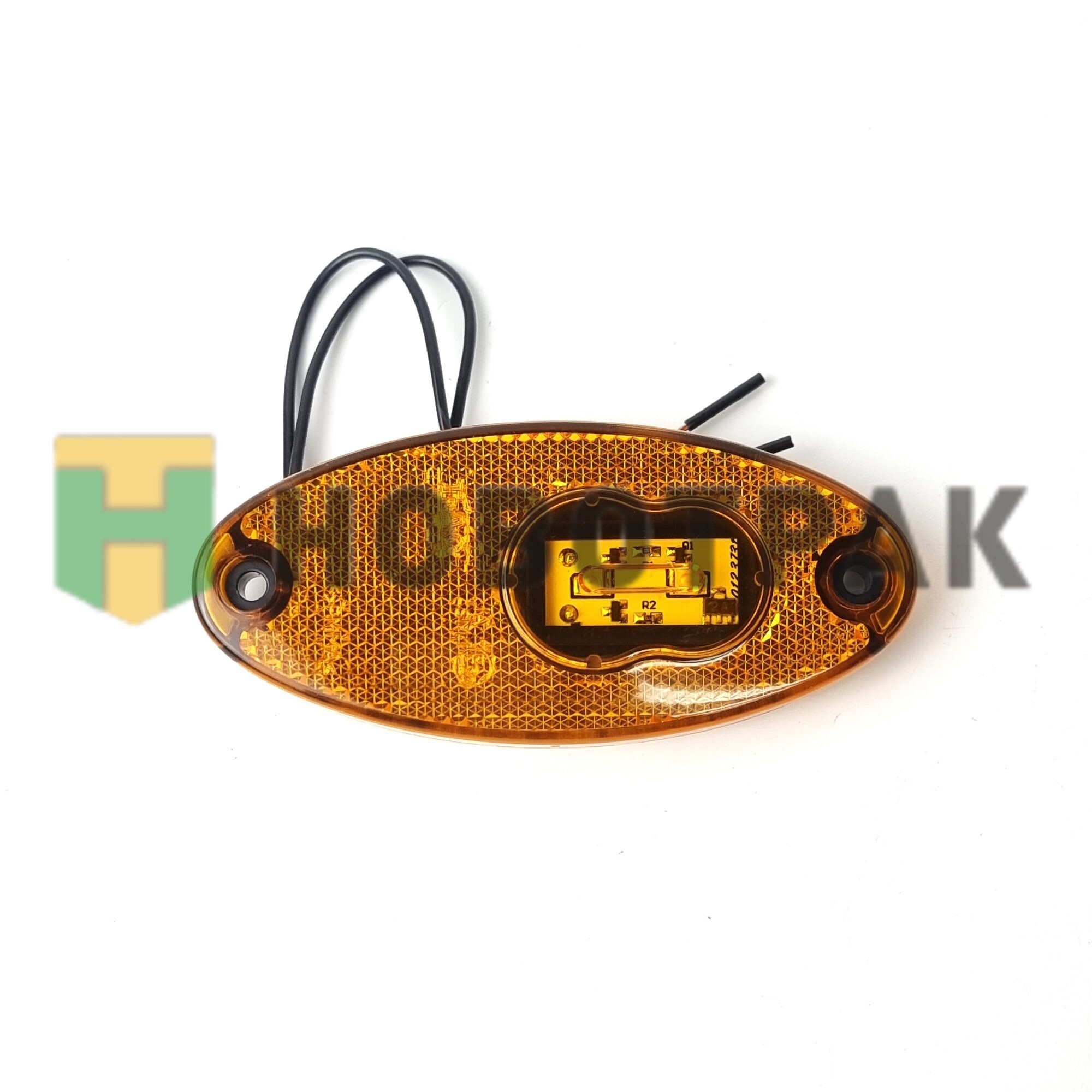 Фонарь габаритный боковой LED оранжевый 0123731