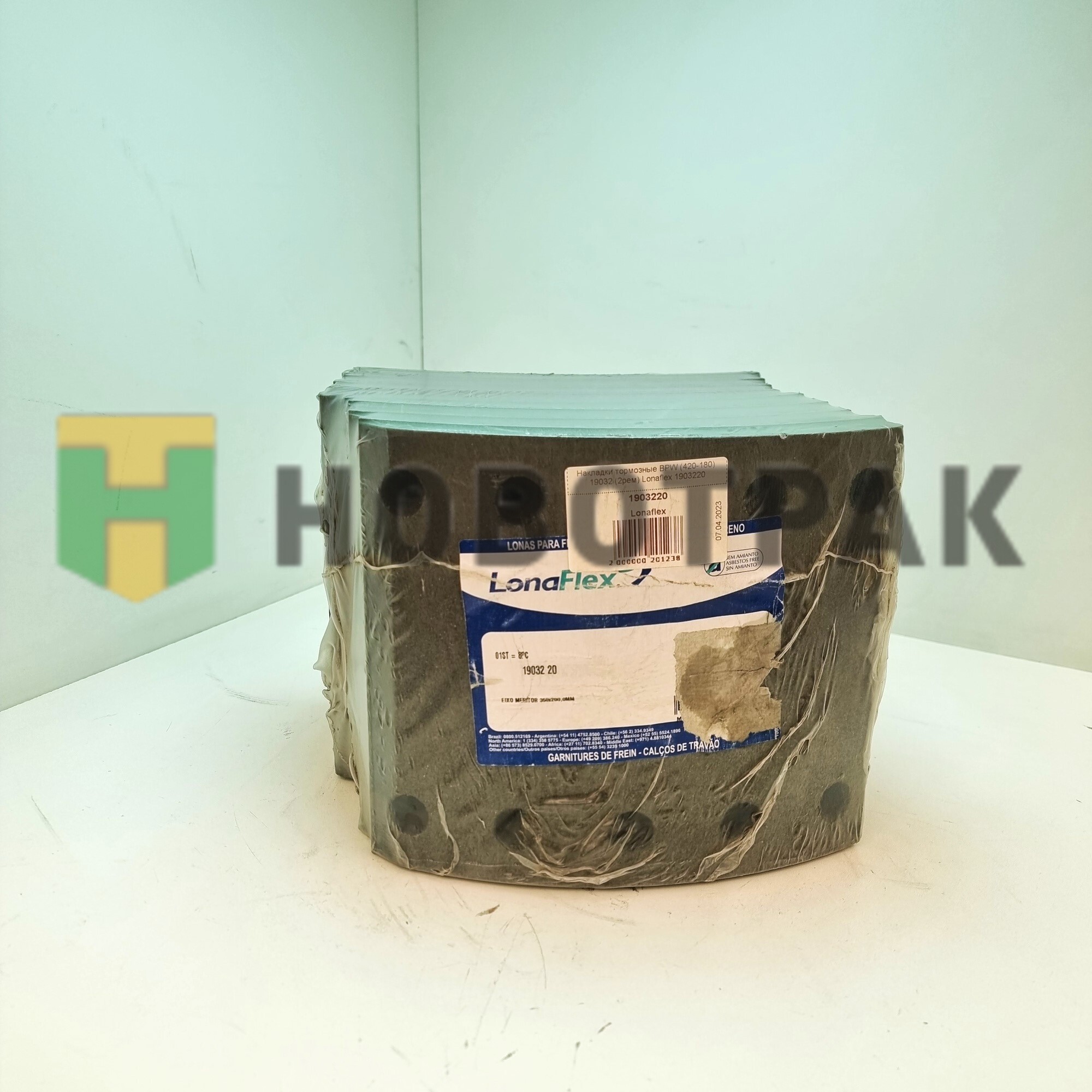 Накладки тормозные BPW (420-180) 19032 (2рем) Lonaflex 1903220