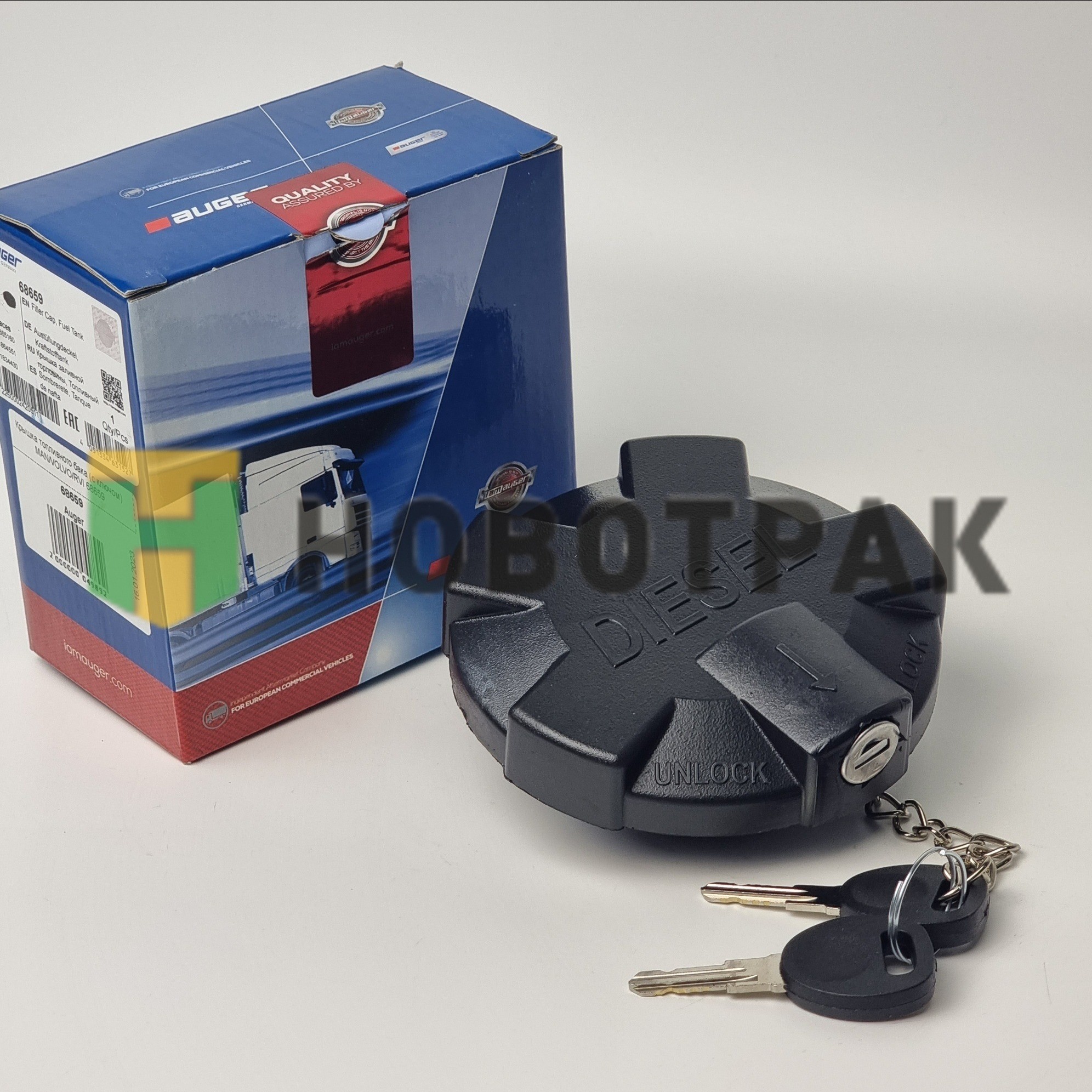 Крышка топливного бака (с ключом) MAN/VOLVO/RVI 68659