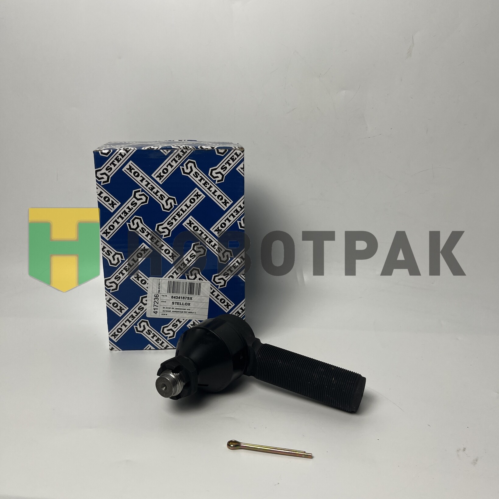 Наконечник тяги рулевой ПАЗ/КАВЗ поперечной RHT M30x1.5 L=117 конус=25.4 DANA