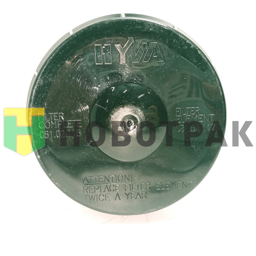 Фильтр воздушный гидробака HYVA с крышкой 08102116