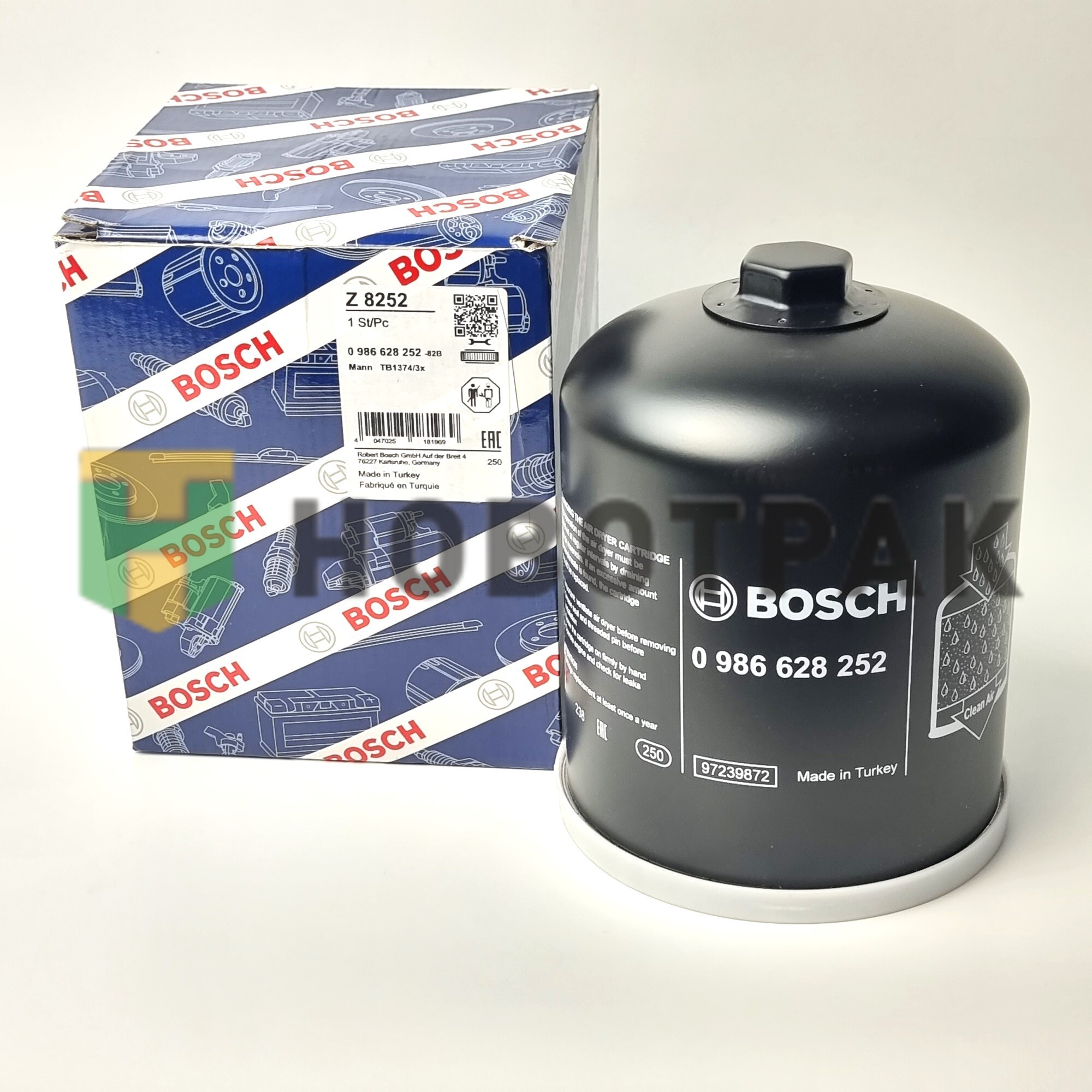 Фильтр влагоотделителя (силикагель) RVI 0986628252