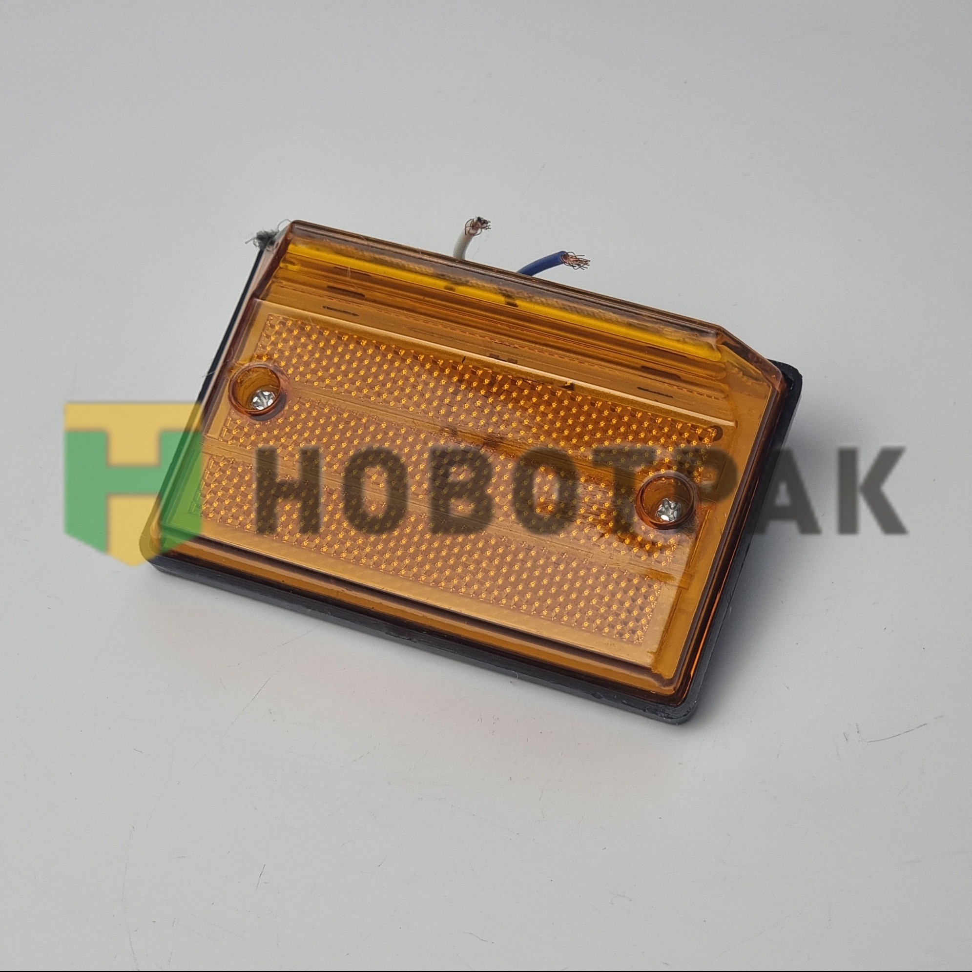 Фонарь габаритный боковой LED оранжевый (с подсветкой колеса) 0213731