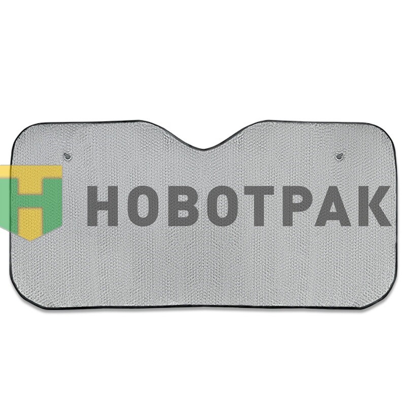 Шторка солнцезазщитная (на лобовое стекло) SH-107F-S "Single Bubble" 130x60 cm 43095