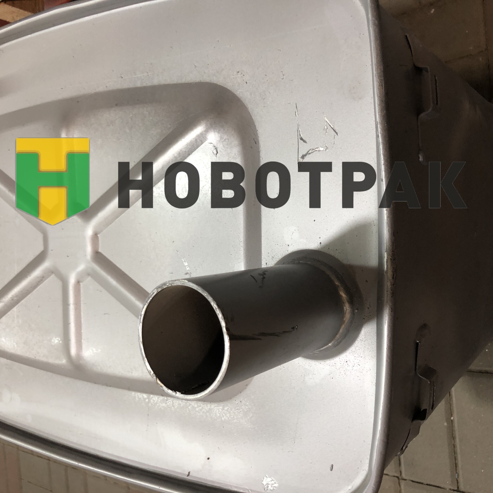 Глушитель основной MB Actros Евро-3 (бочка) 69770