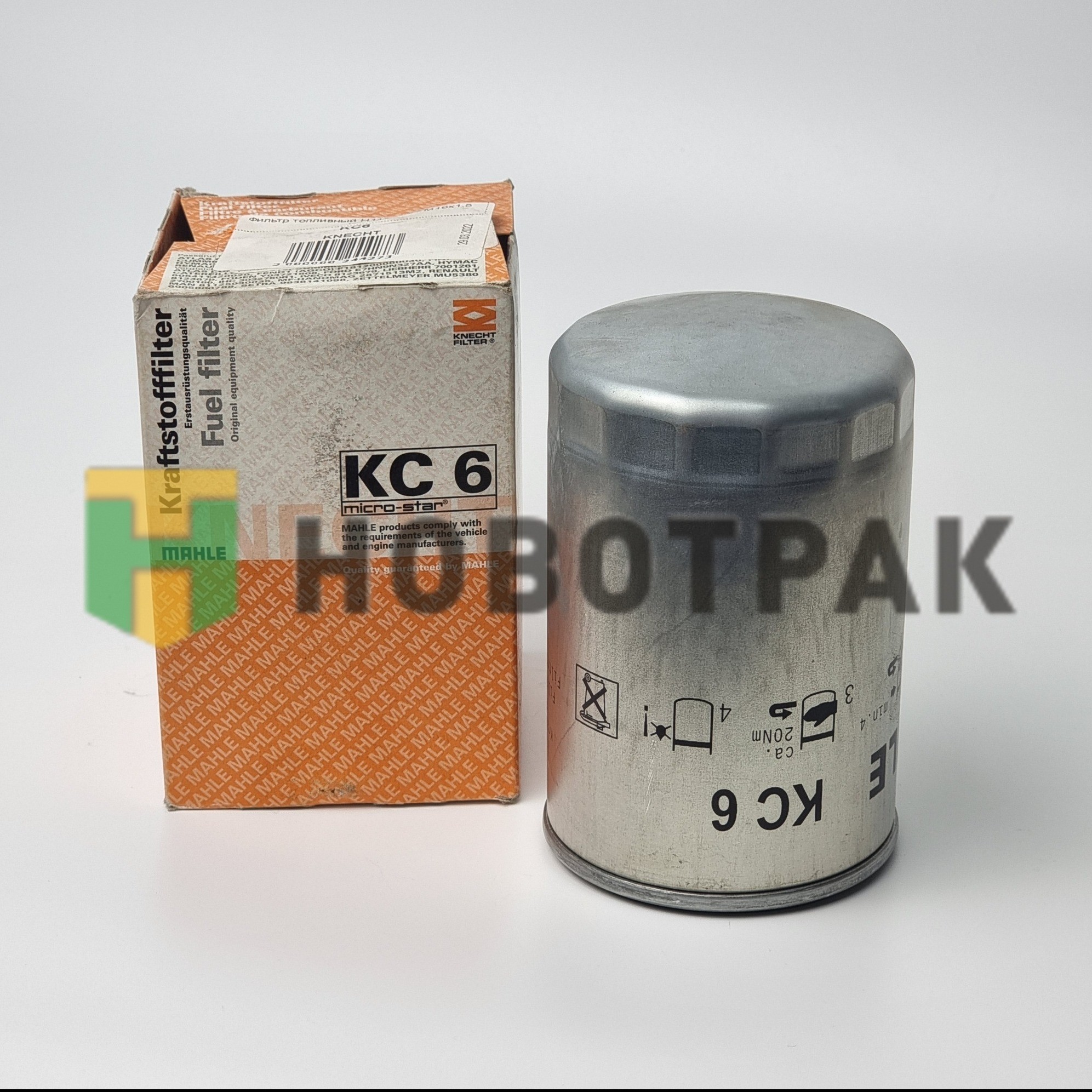 Фильтр топливный H118 d76 / M16x1.5 KC6