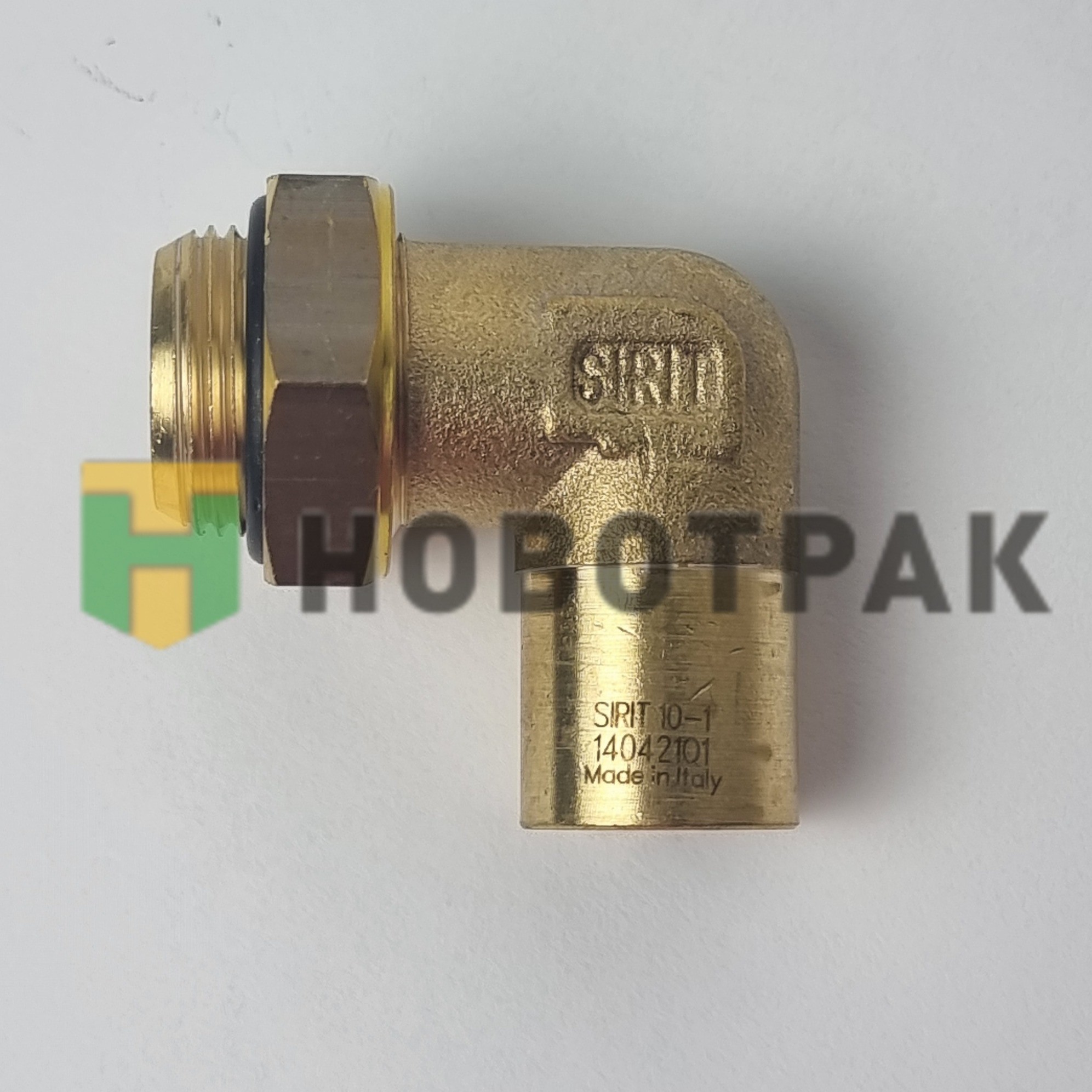 Фитинг угловой (латунь) 10-M22x1.5 2510100802215
