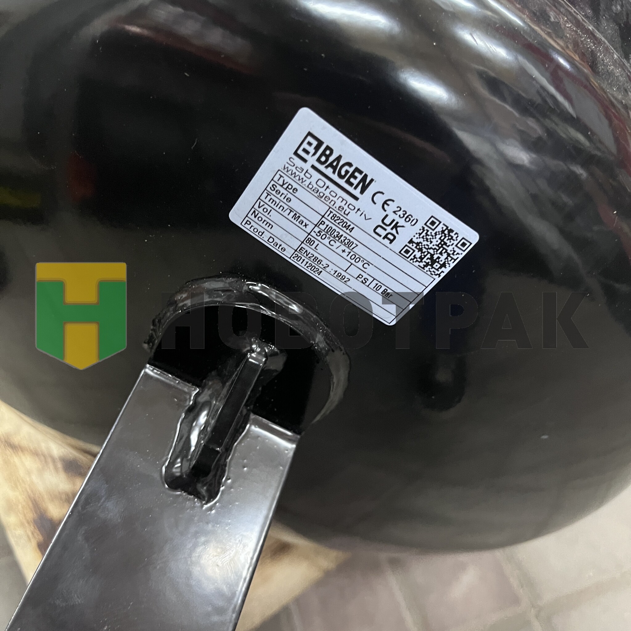 Ресивер с кронштейном Schmitz 80л T822044