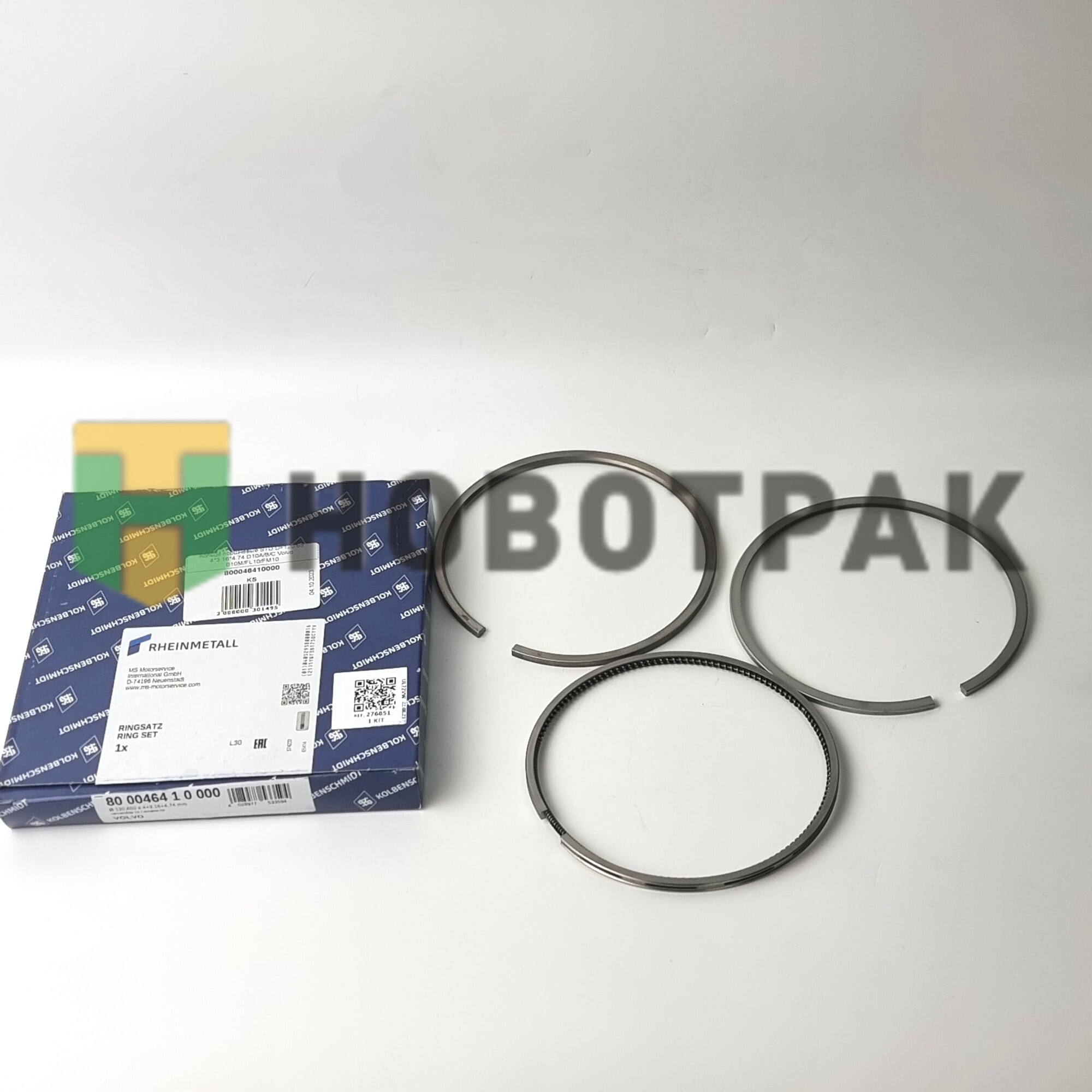 Кольца поршневые STD D=120.65 4*3.16*4.74 D10A/B/C Volvo B10M/FL10/FM10