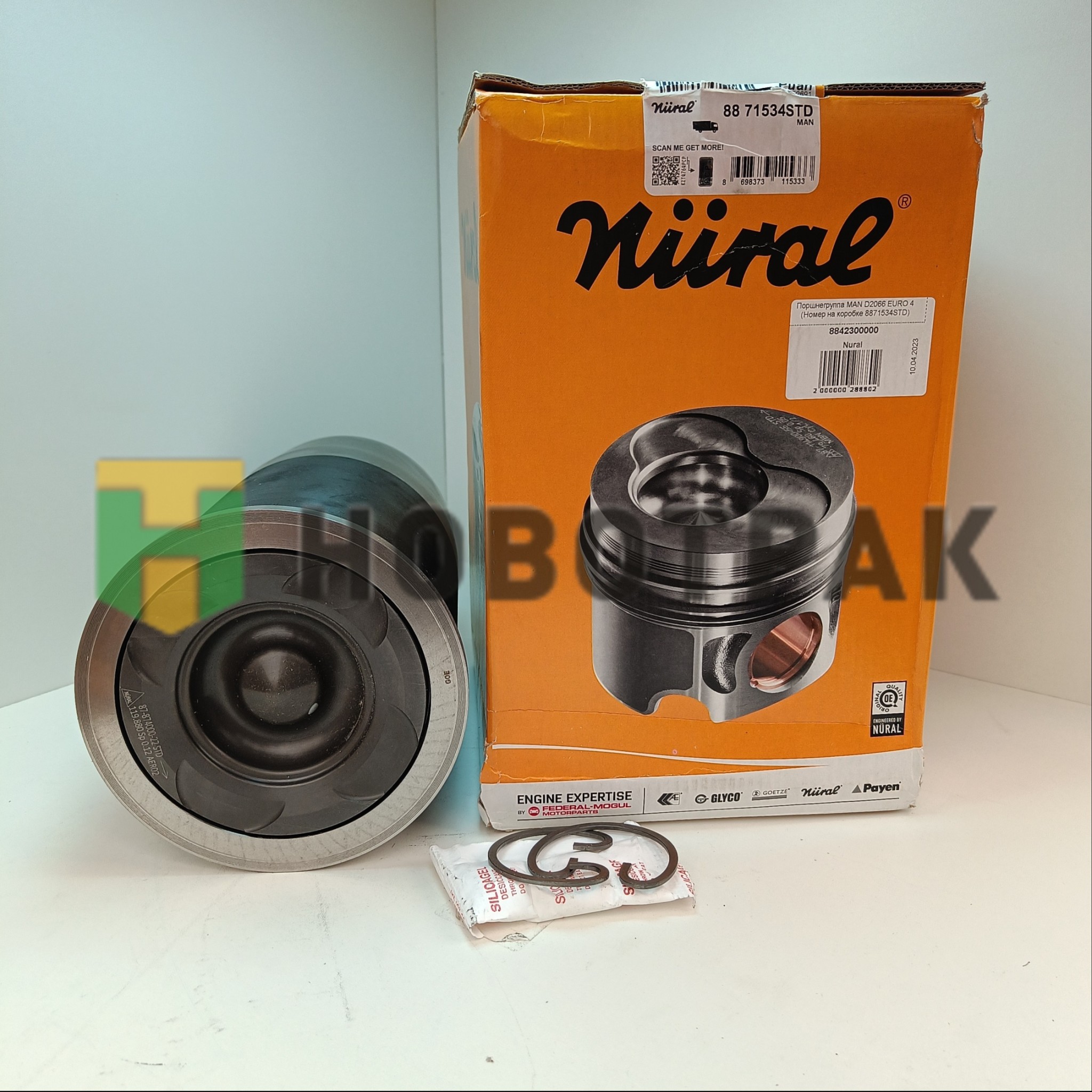 Поршнегруппа MAN D2066 EURO 4 (Номер на коробке 8871534STD)