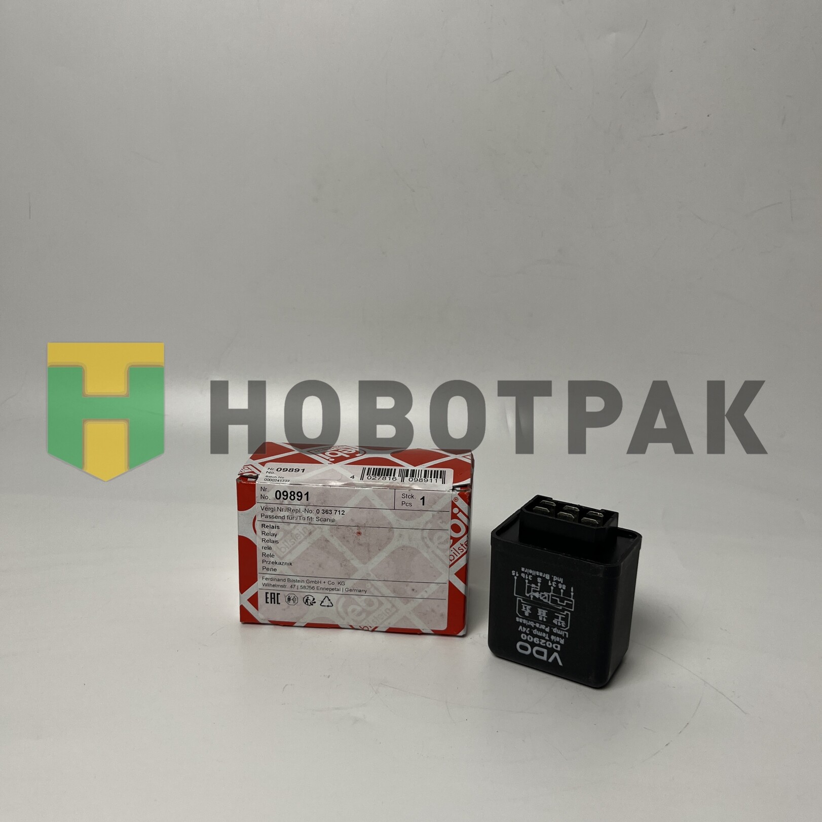 Реле стеклоочистителя 6pin 24V Scania 92/143 09891