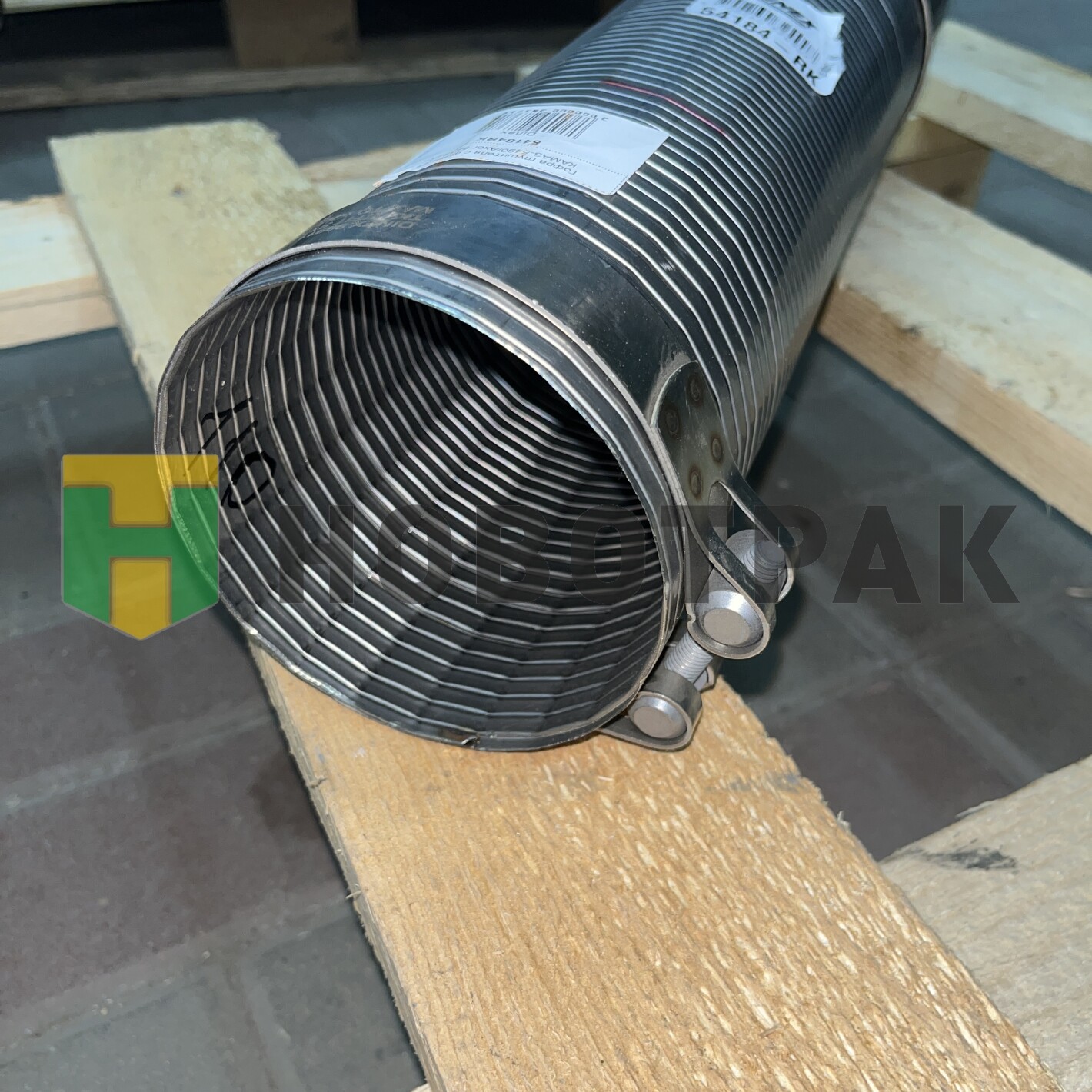 Гофра глушителя с флянцем КАМАЗ-5490/Axor 54184RK