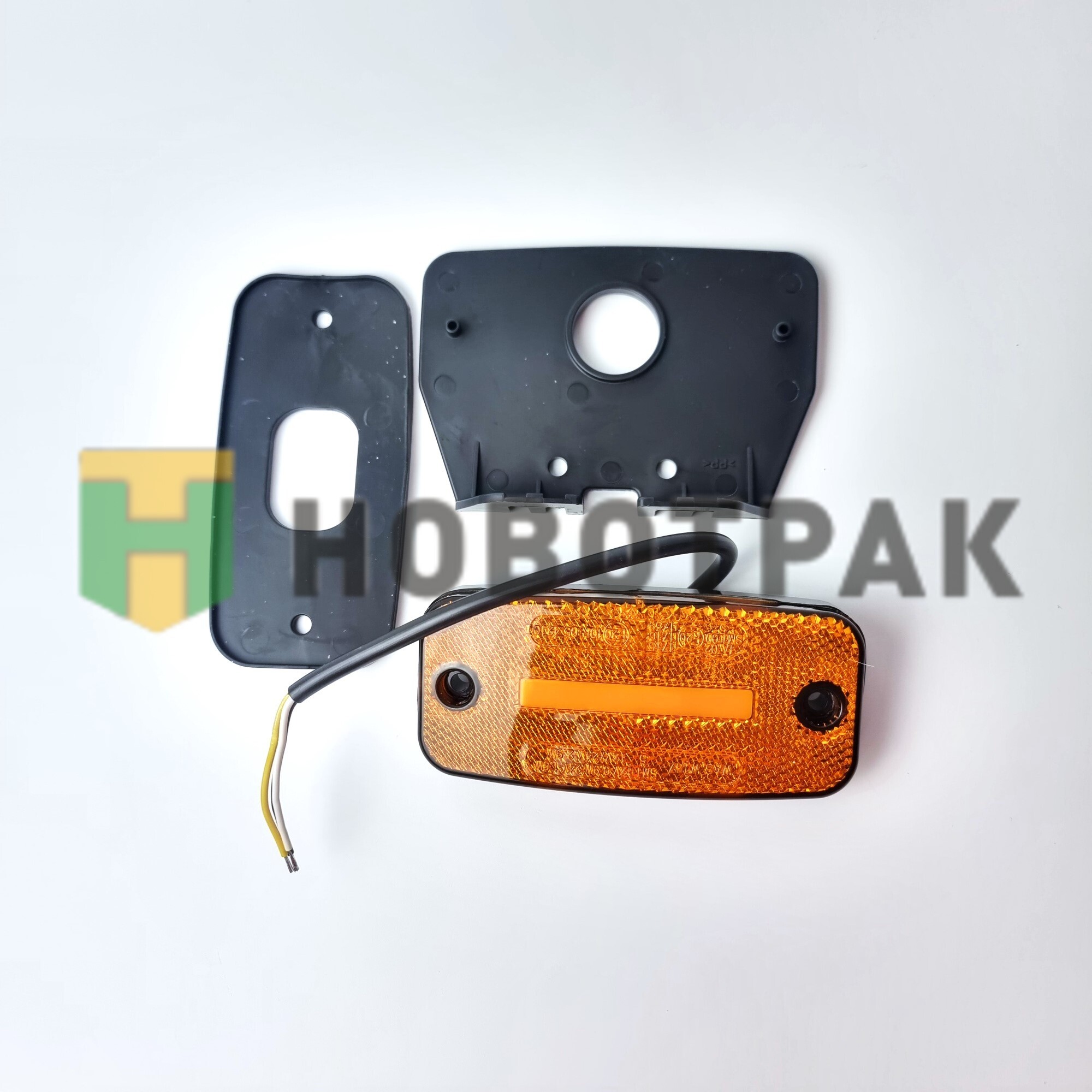 Фонарь габаритный боковой LED оранжевый 1133