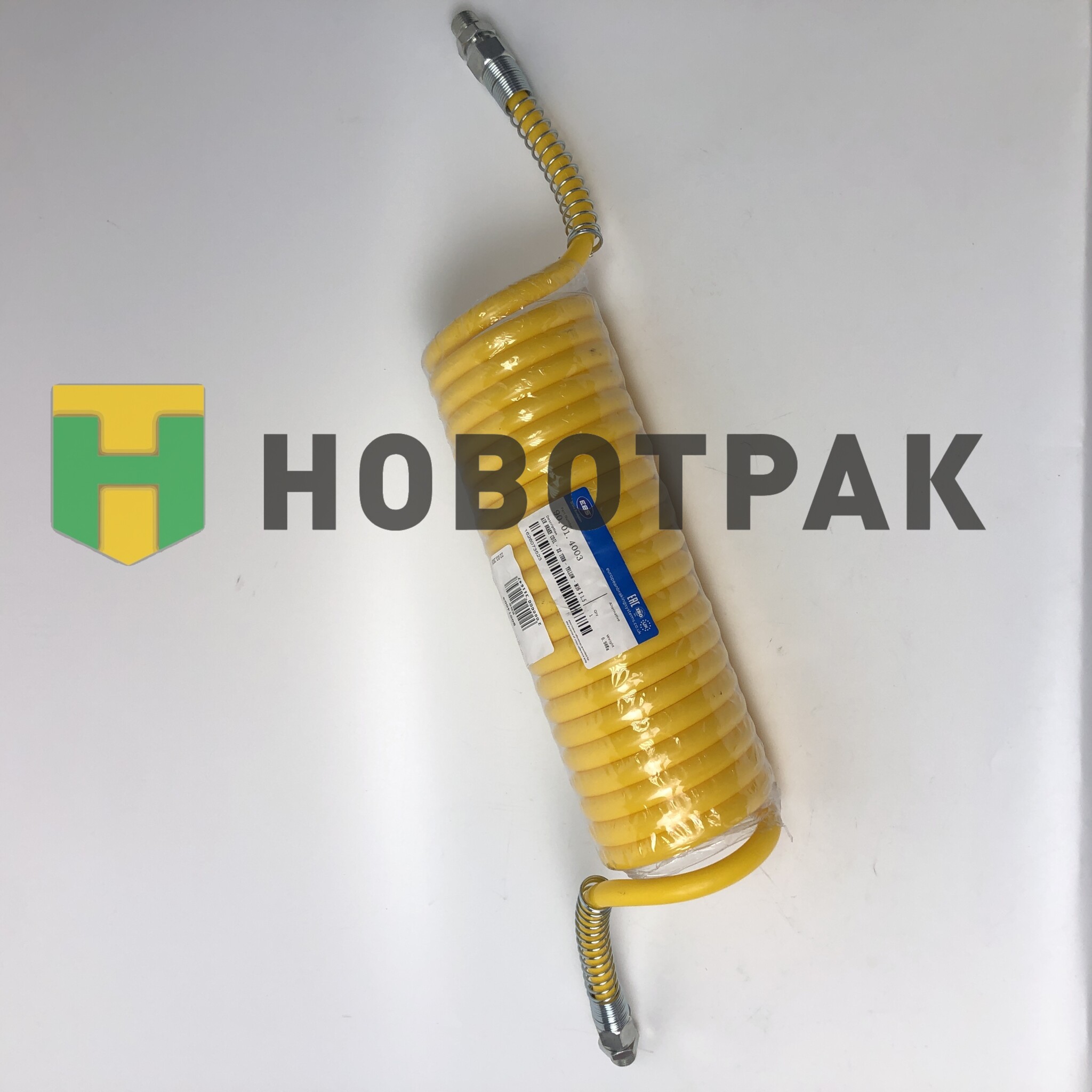 Шланг воздушный витой желтый M16/M16 - 4000 90014003