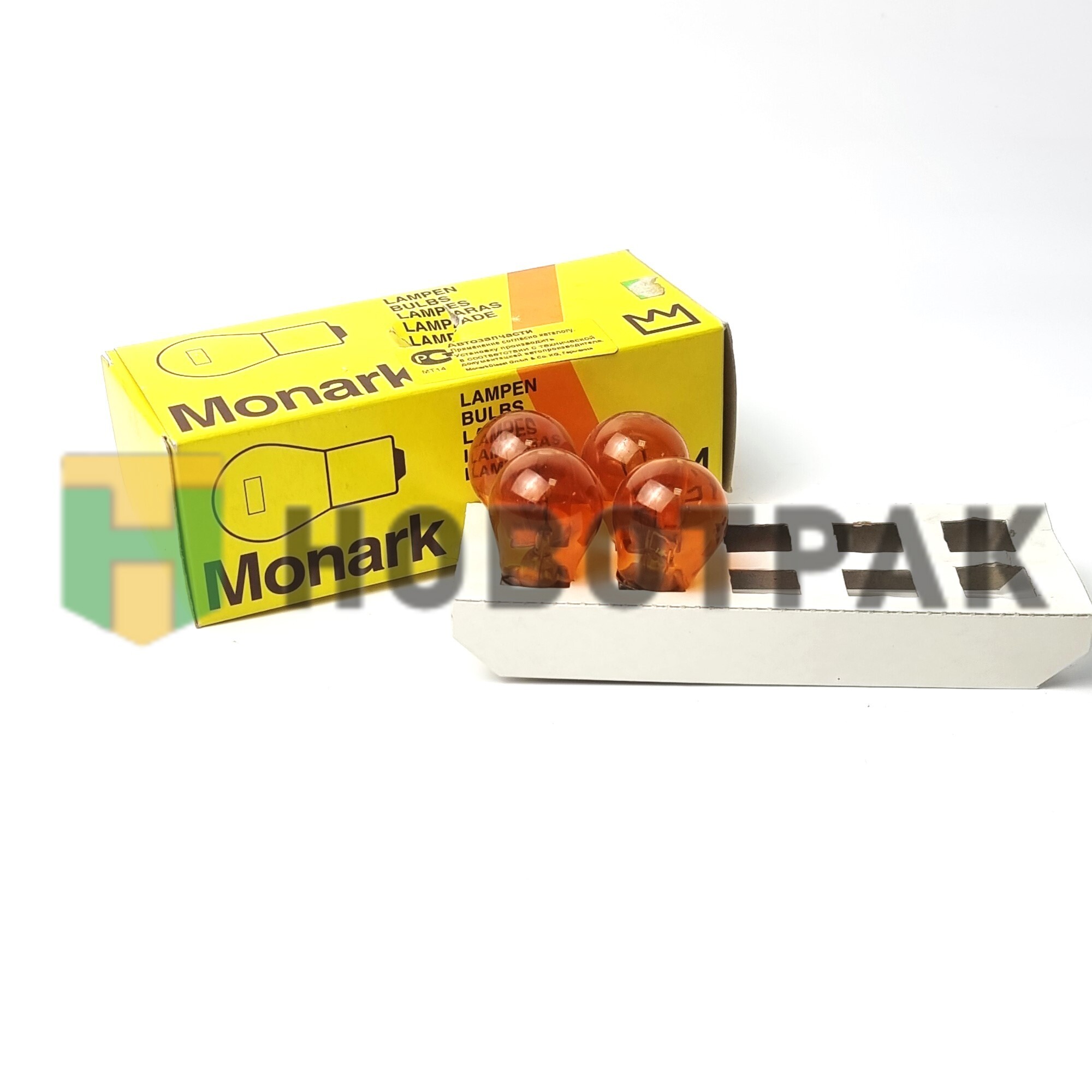 Лампа накаливания PY21W 24V BAU15s (желтая) 091624077