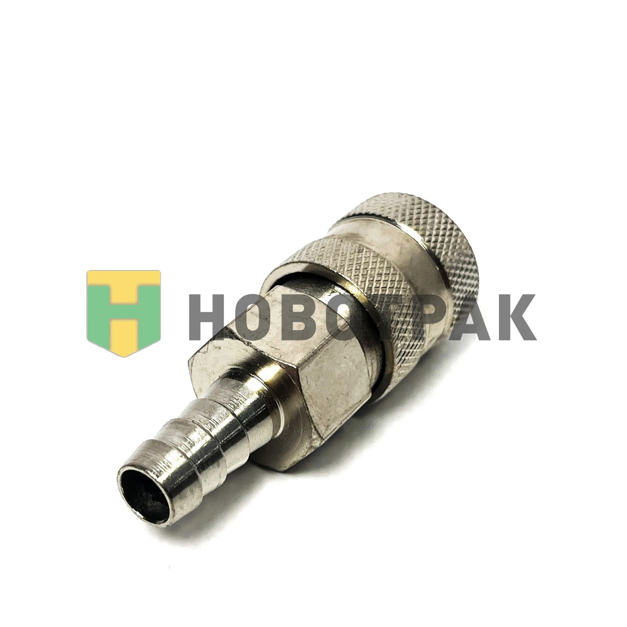 Разъем быстросъем пневмотический (под шланг 10мм) ASFE10