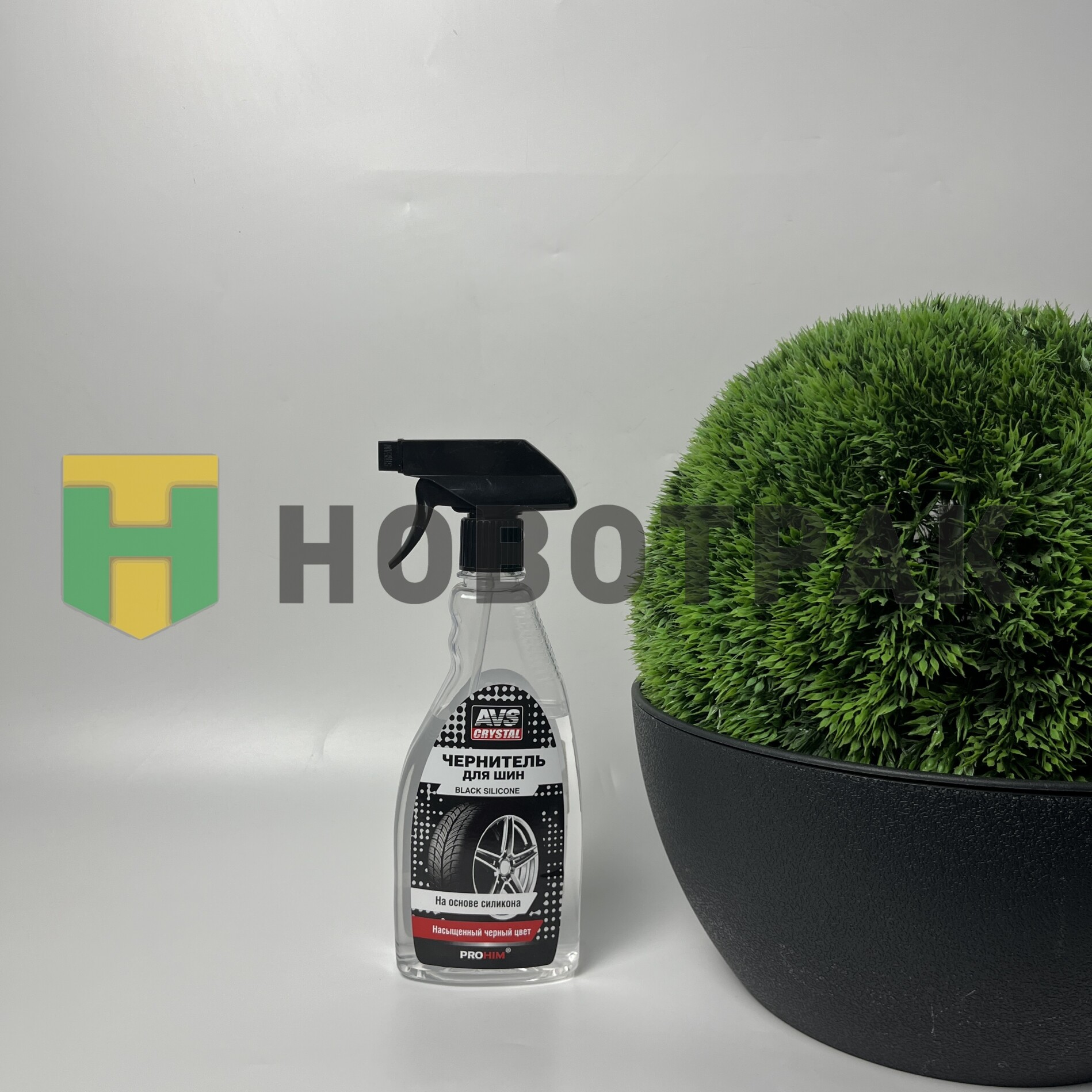 Чернитель шин BLACK SILICONE (триггер) 500 мл A07400S