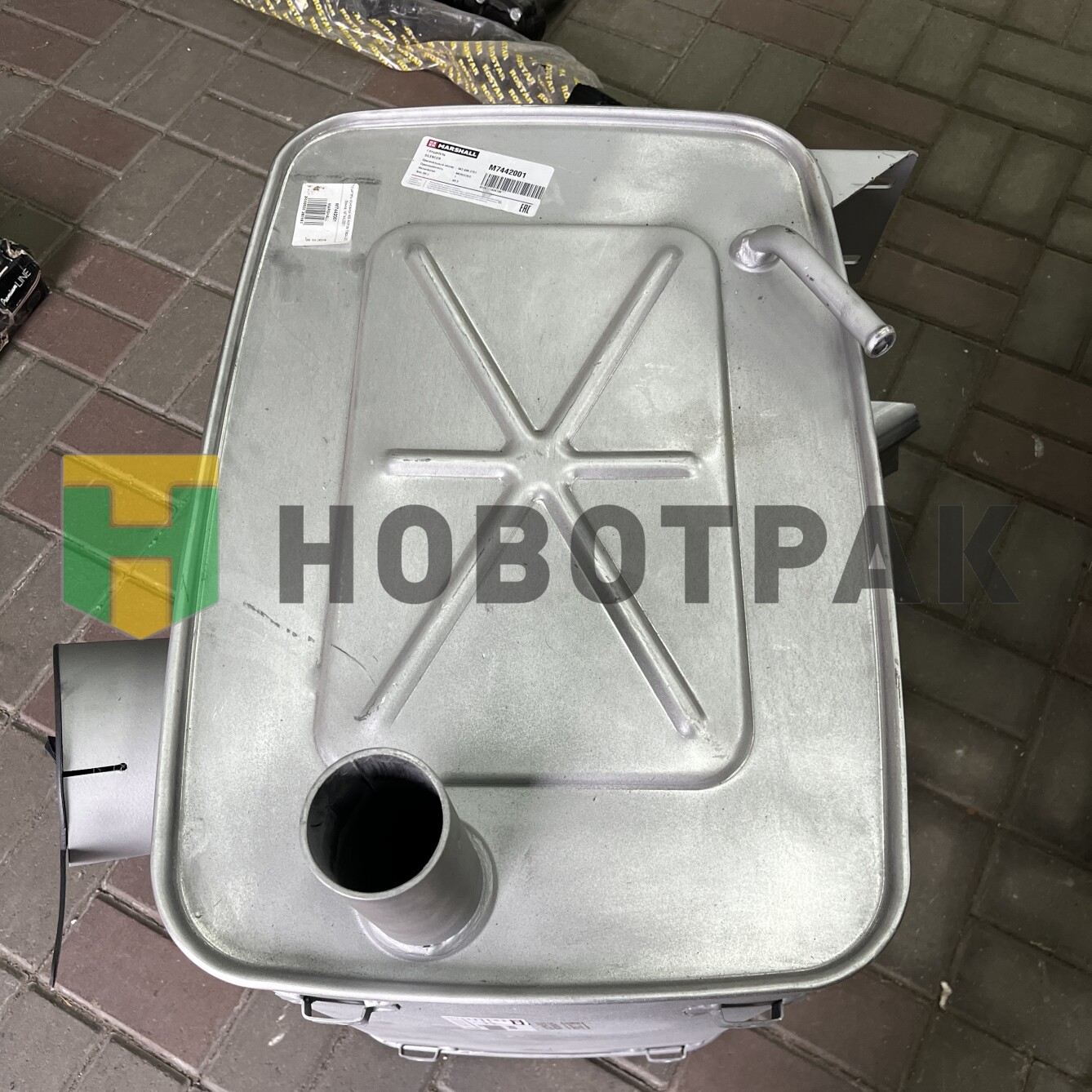 Глушитель основной MB Actros Евро-2/3 (бочка) M7442001
