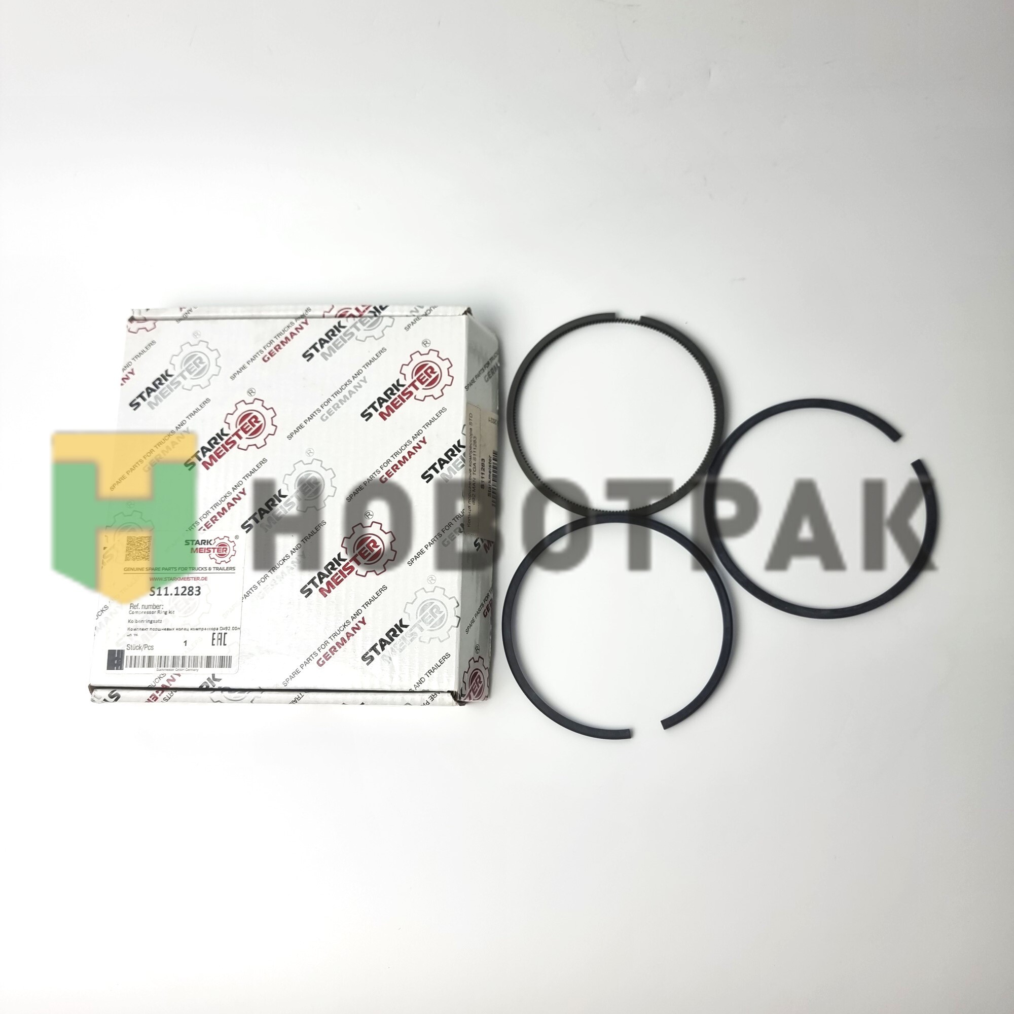 Кольца поршневые компрессора STD d92 MAN TGA S111283