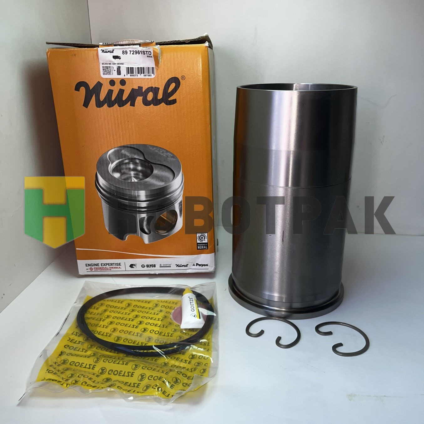 Поршнекомплект с уплотнительными кольцами MAN D2676LOH01-04/10/26-28 Euro4 / 5