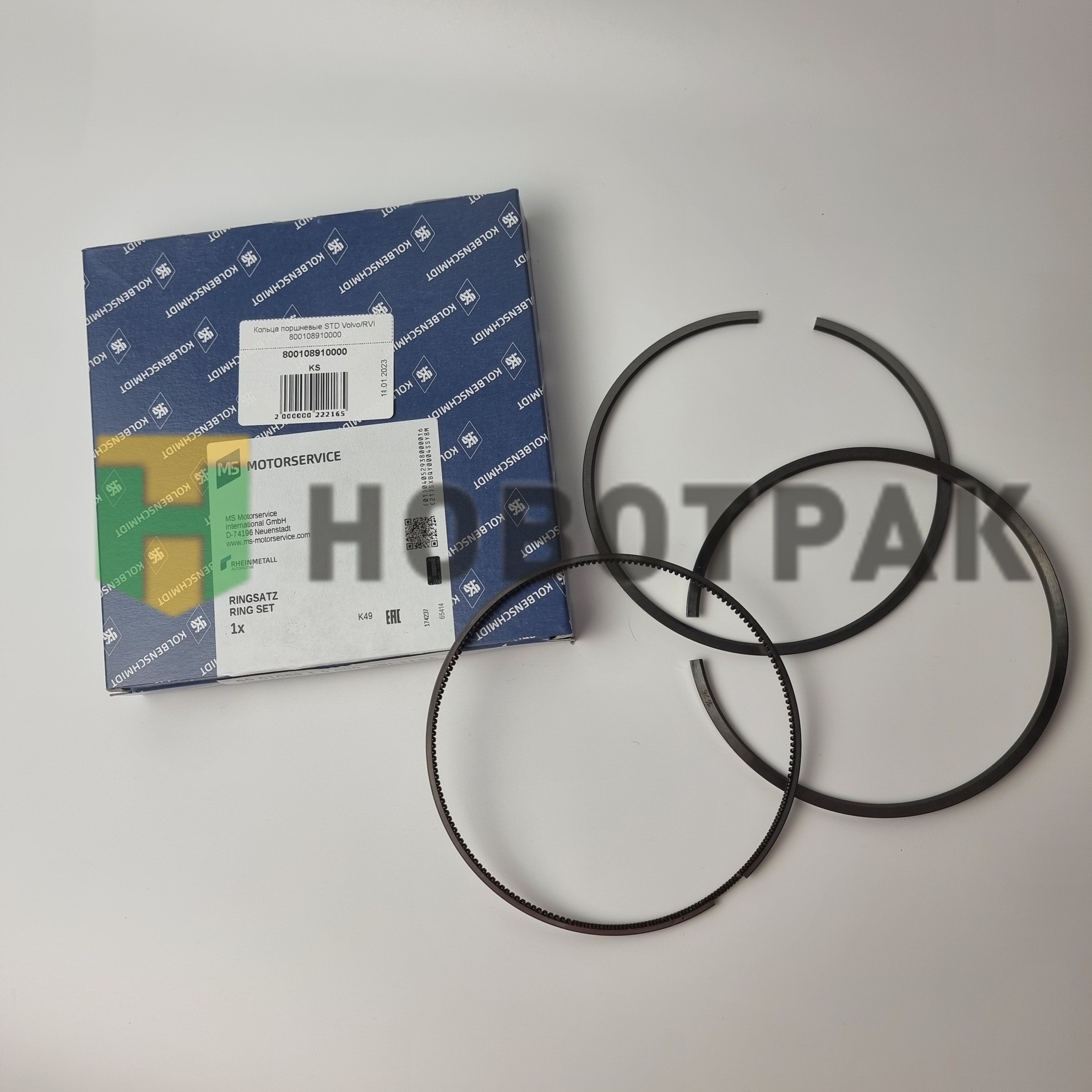 Кольца поршневые STD Volvo/RVI 800108910000
