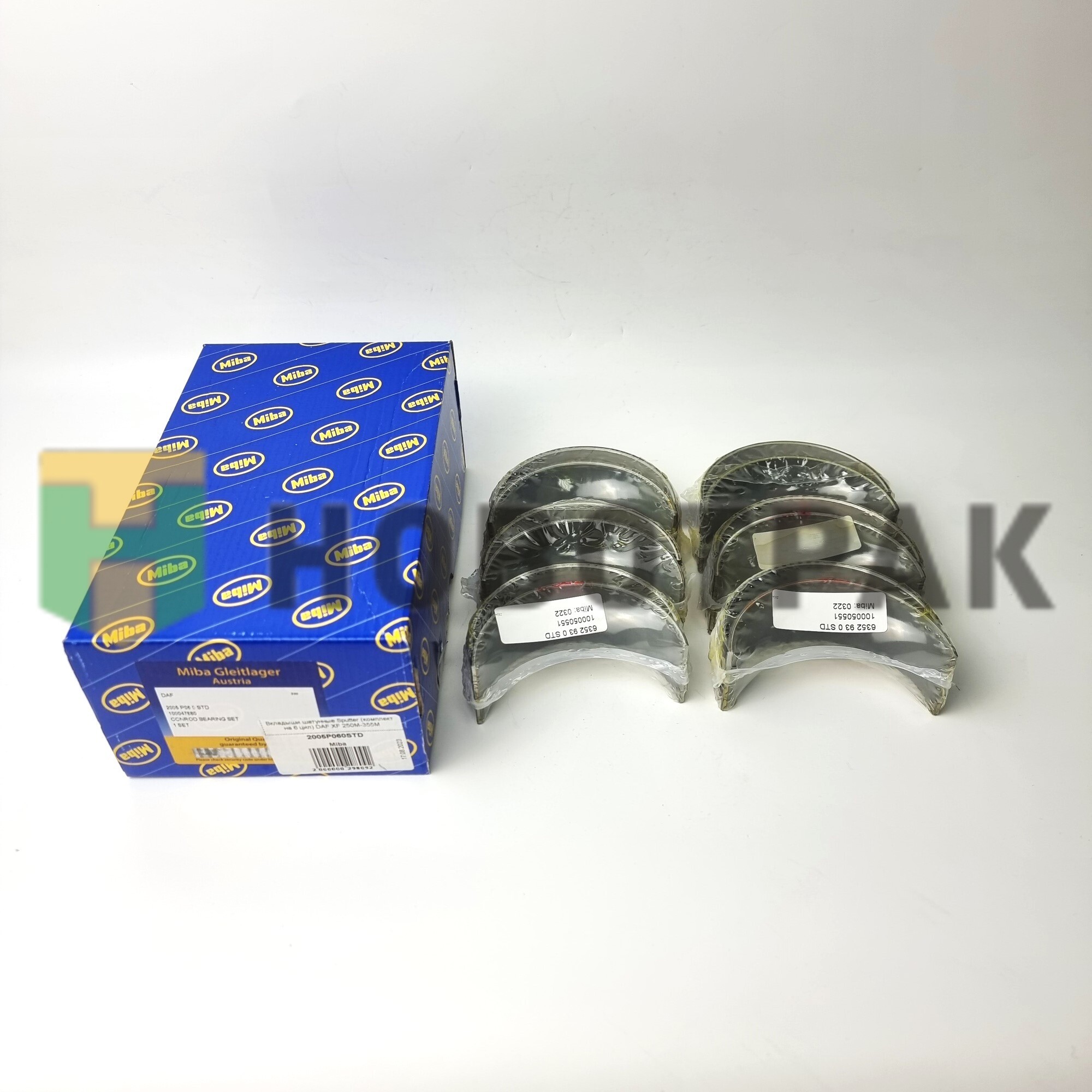Вкладыши шатунные Sputter (комплект на 6 цил) DAF XF 250M-355M