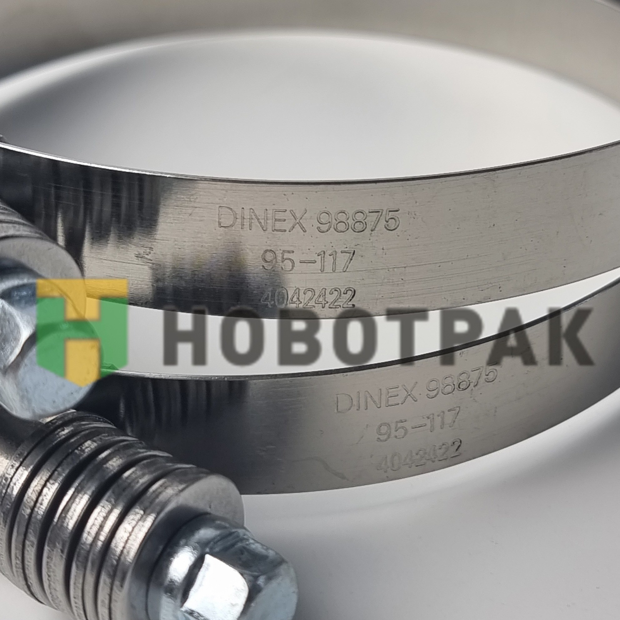 Хомут силовой червячный