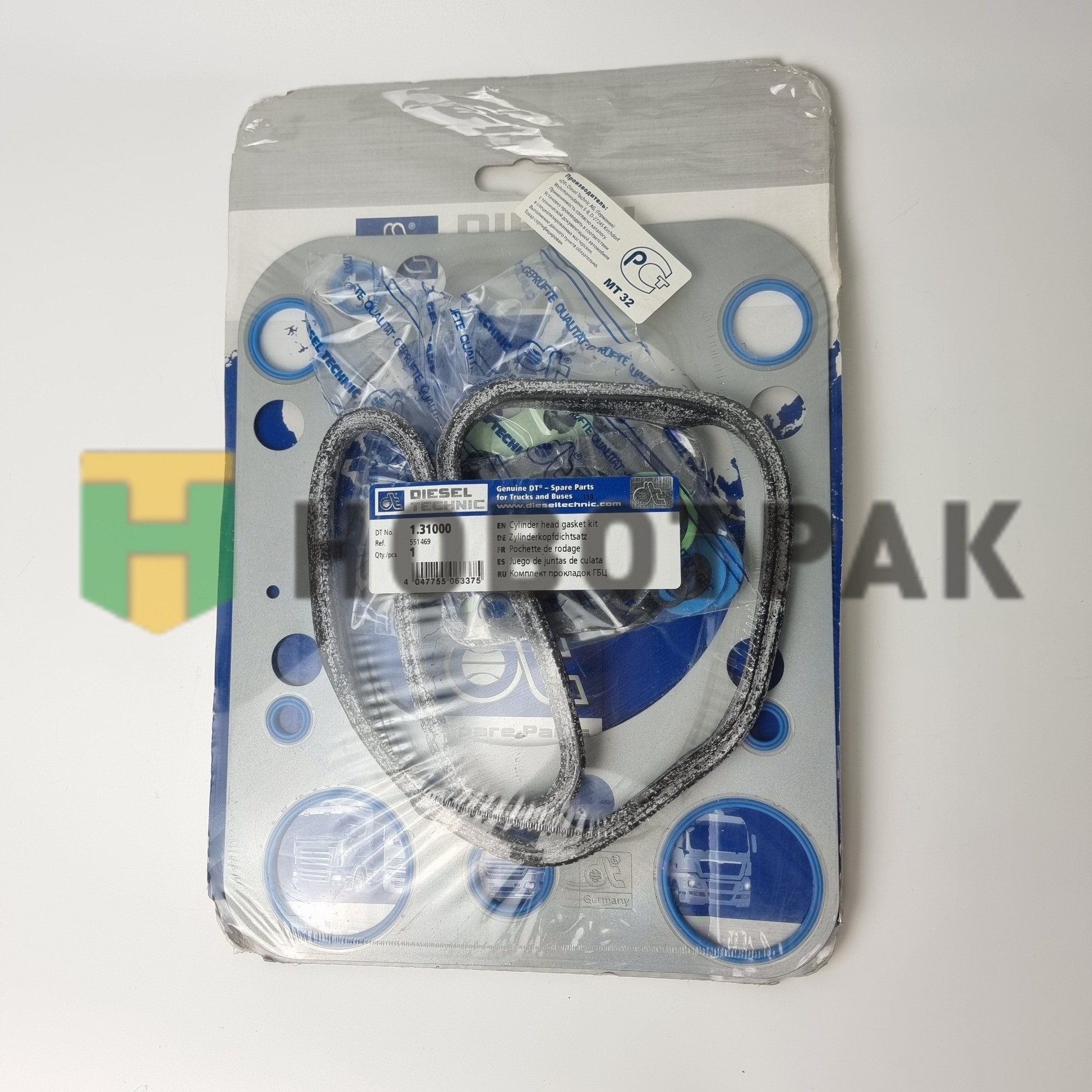 К-т прокладок ГБЦ DS/DSC14 Scania 3/4 131000