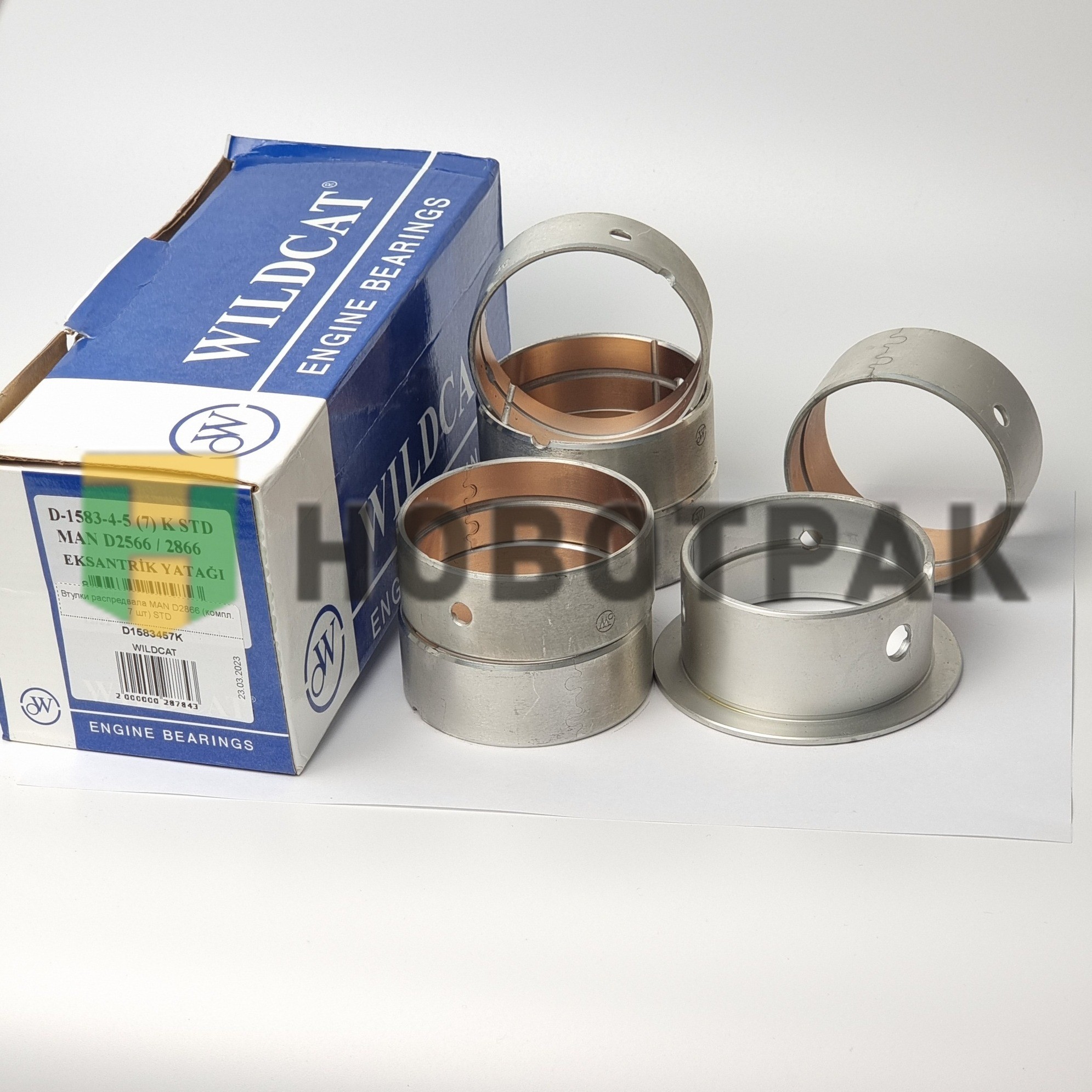 Втулки распредвала MAN D2866 (компл. 7 шт) STD