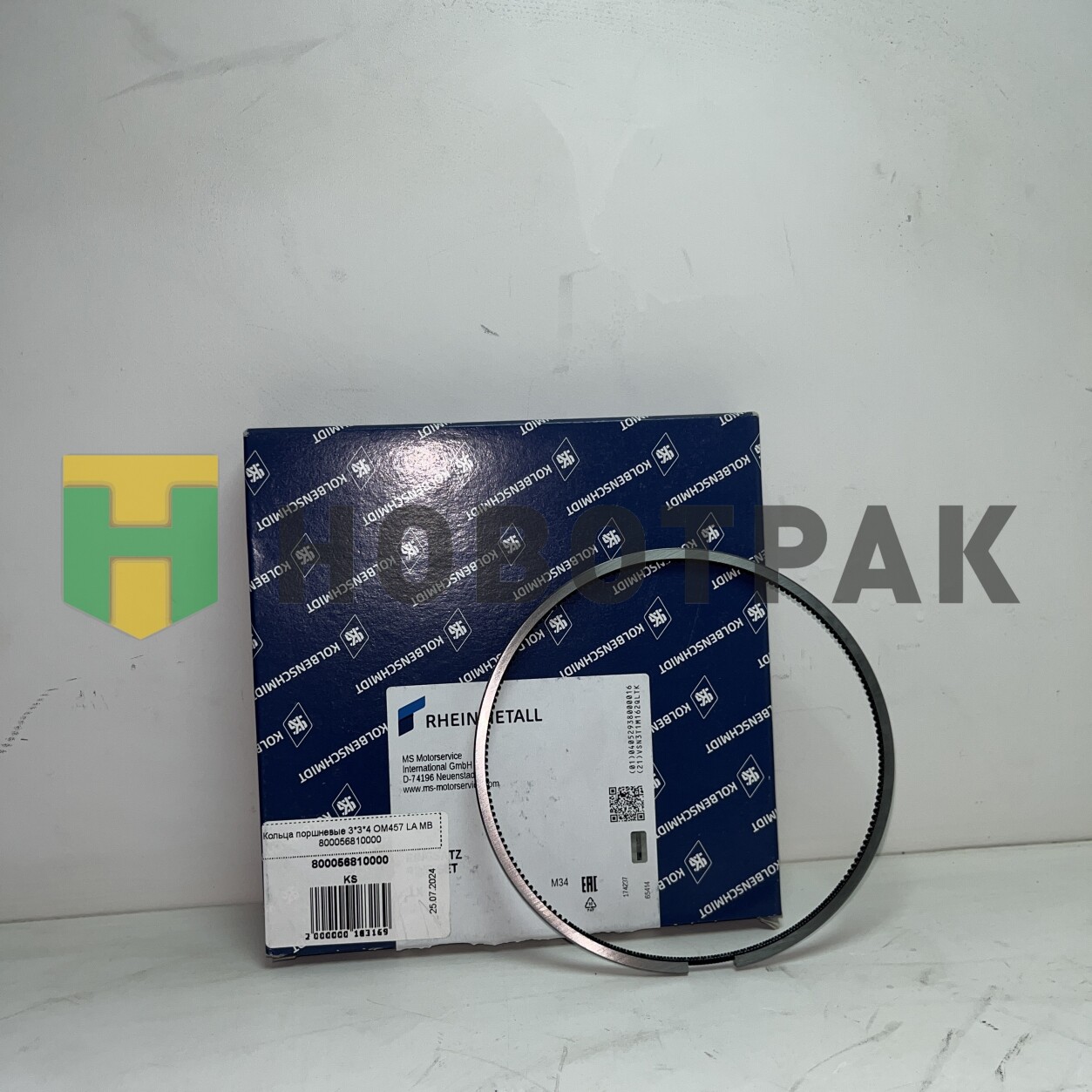 Кольца поршневые 3*3*4 OM457 LA MB 800056810000