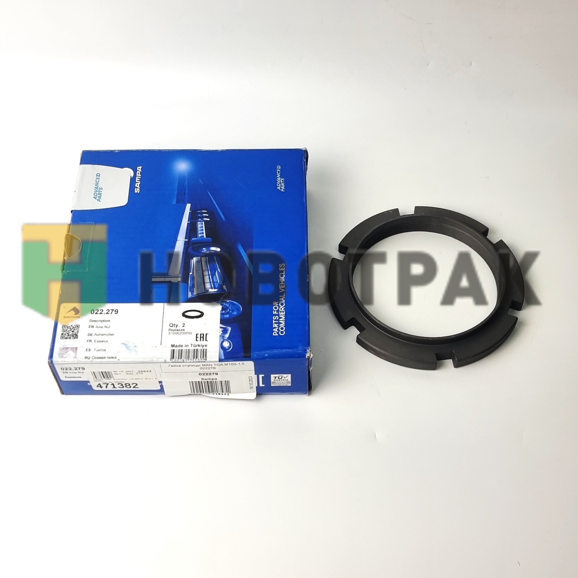 Гайка ступицы MAN TGA М100-1,5 022279