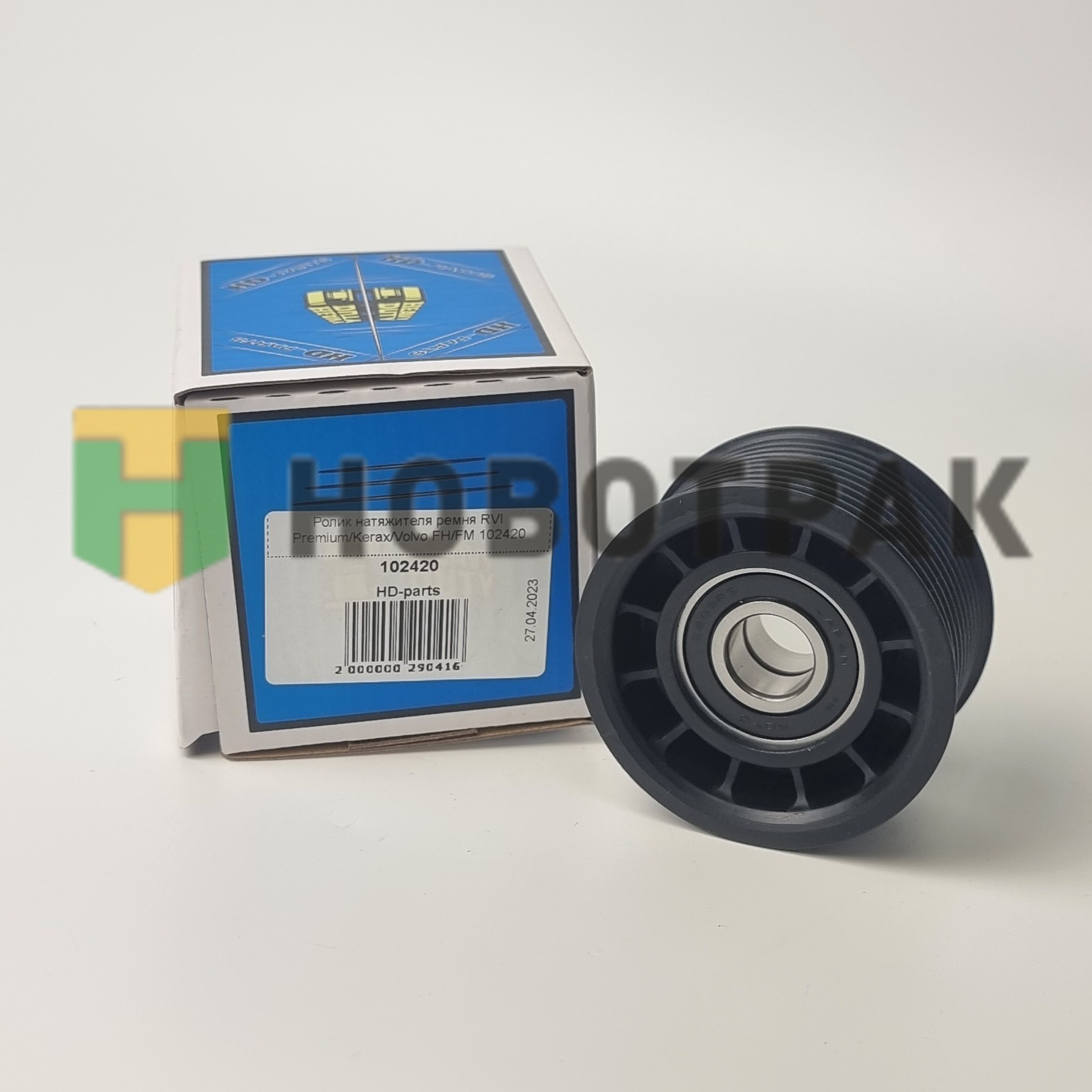 Ролик натяжителя ремня RVI Premium/Kerax/Volvo FH/FM 102420