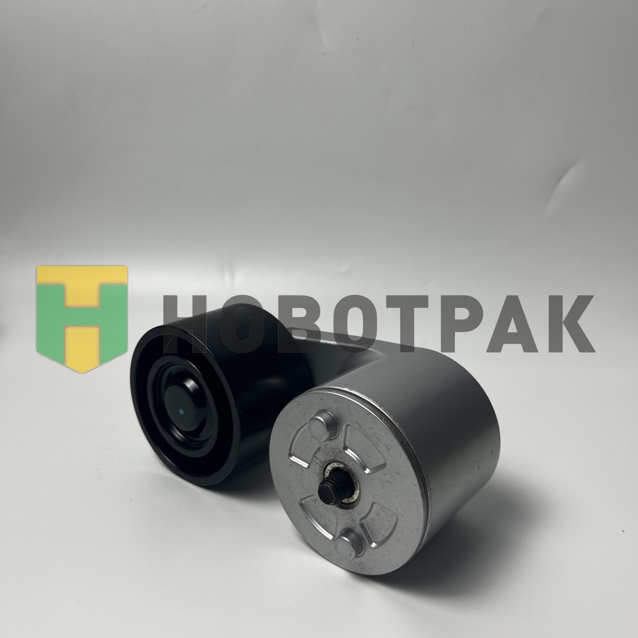 Ролик натяжителя WP12/WP13 МАЗ/SHACMAN X3000 в сборе (12-ти ручейковый)