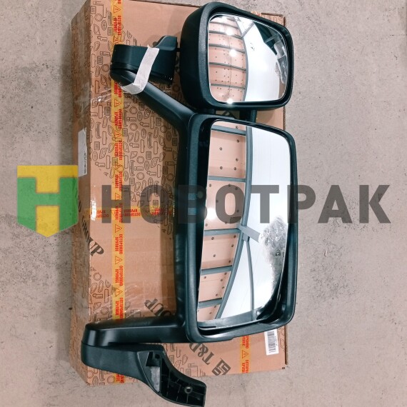 Зеркало заднего вида Volvo FH12 FM12 FM9 в сборе левое двойное с подогревом с эл.регулировкой