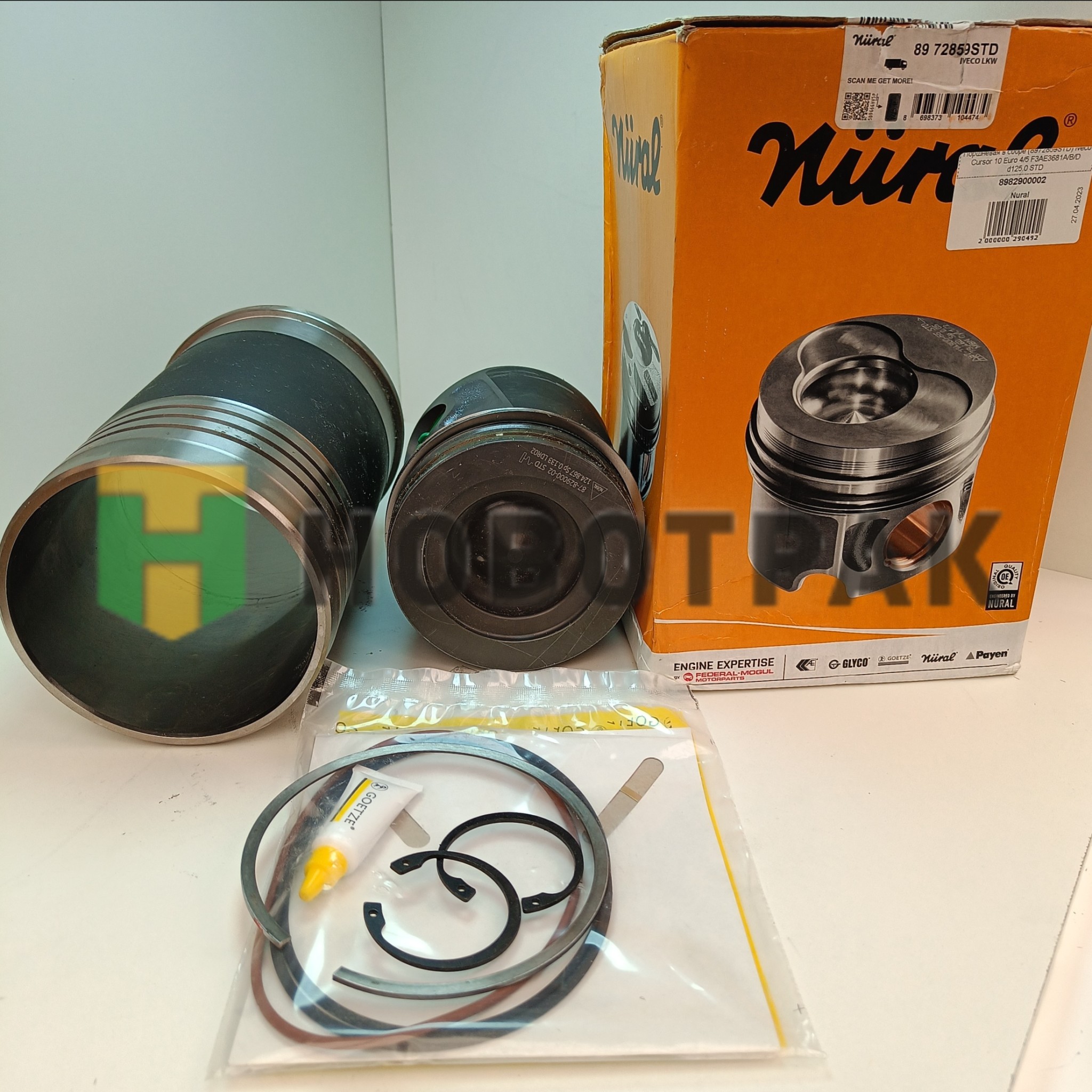 Поршневая в сборе (8972859STD) Iveco Cursor 10 Euro 4/5 F3AE3681A/B/D d125.0 STD