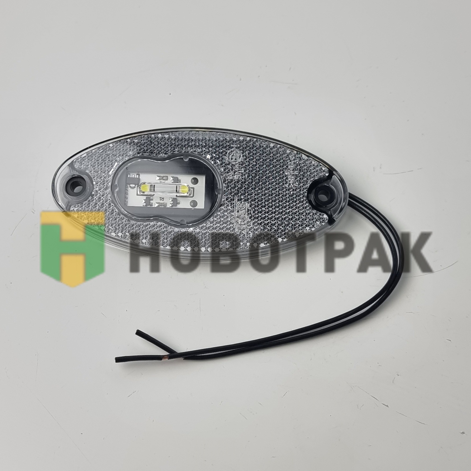 Фонарь габаритный боковой LED белый 012373102