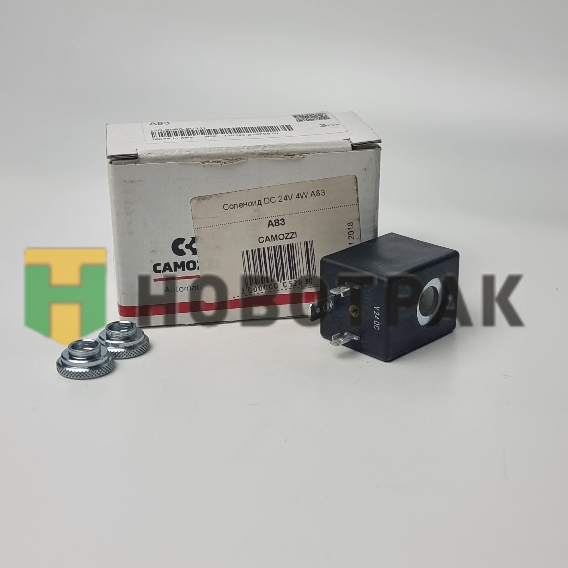 Электрокатушка клапана остановки двигателя ПАЗ 24V 4W A83
