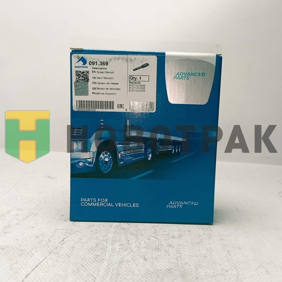 Датчик скорости L=90MM DAF/MAN/IVECO/RVI/Kamaz 091369