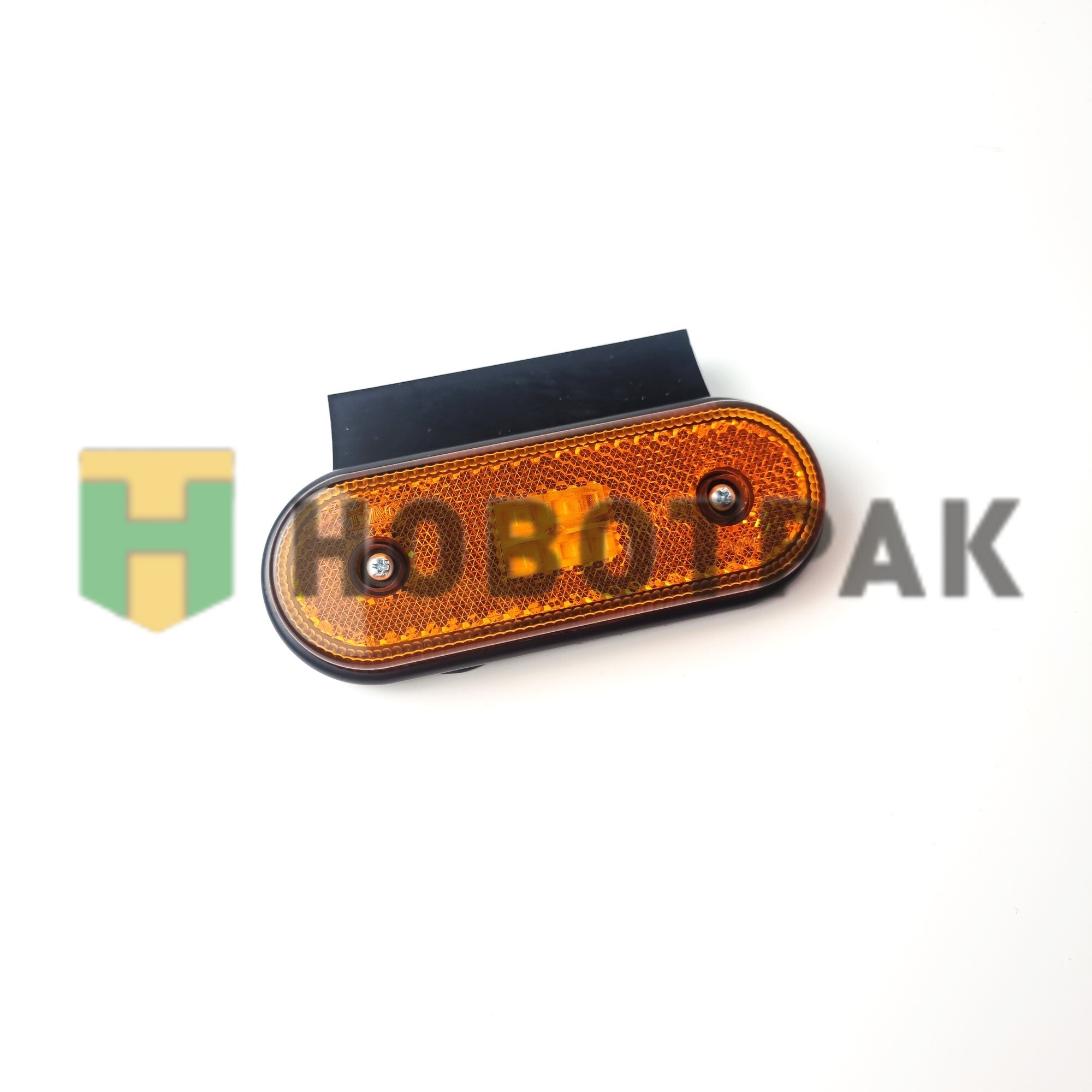 Фонарь габаритный боковой LED оранжевый (на кронштейне) Schmitz
