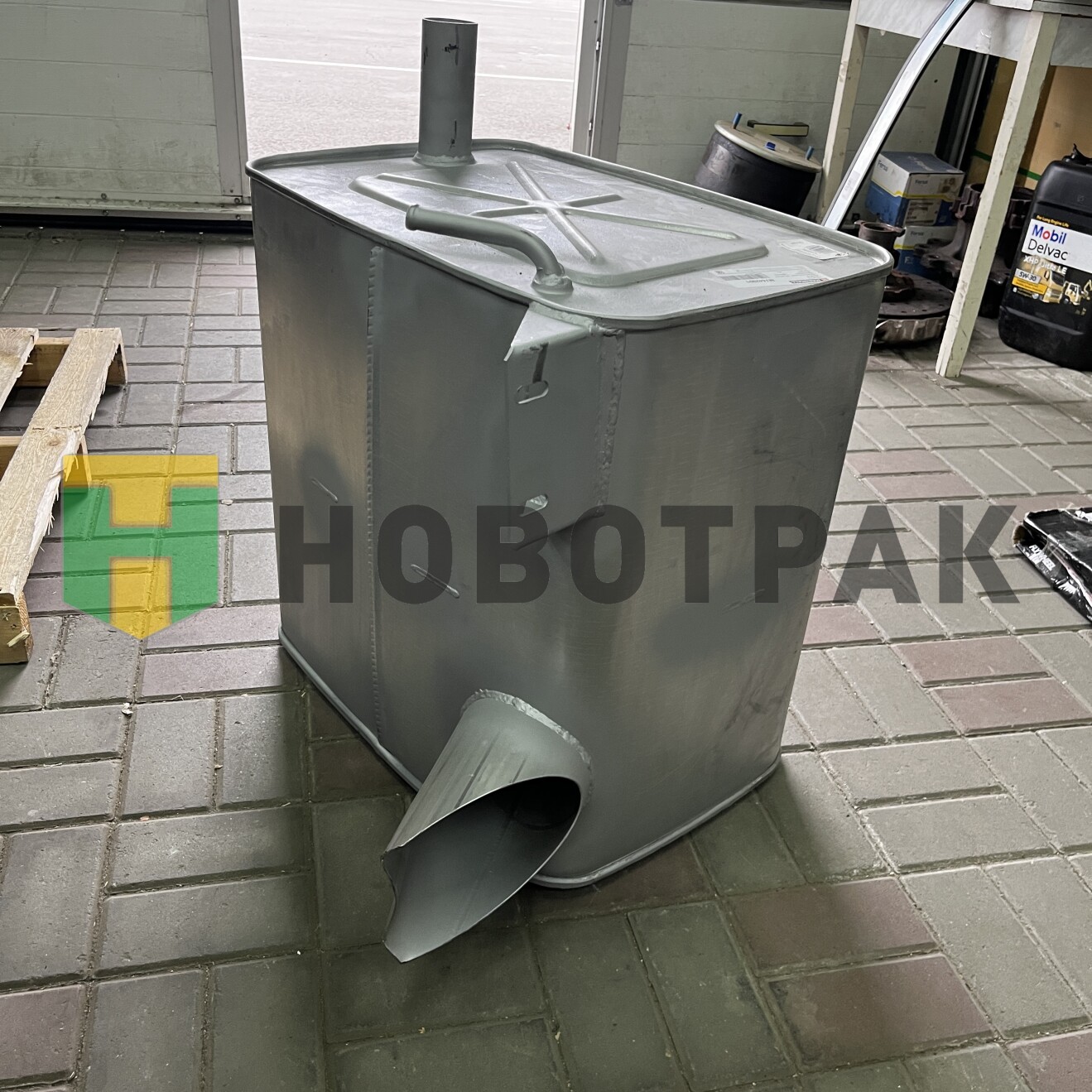 Глушитель основной MB Actros Евро-2/3 (бочка) M7442001