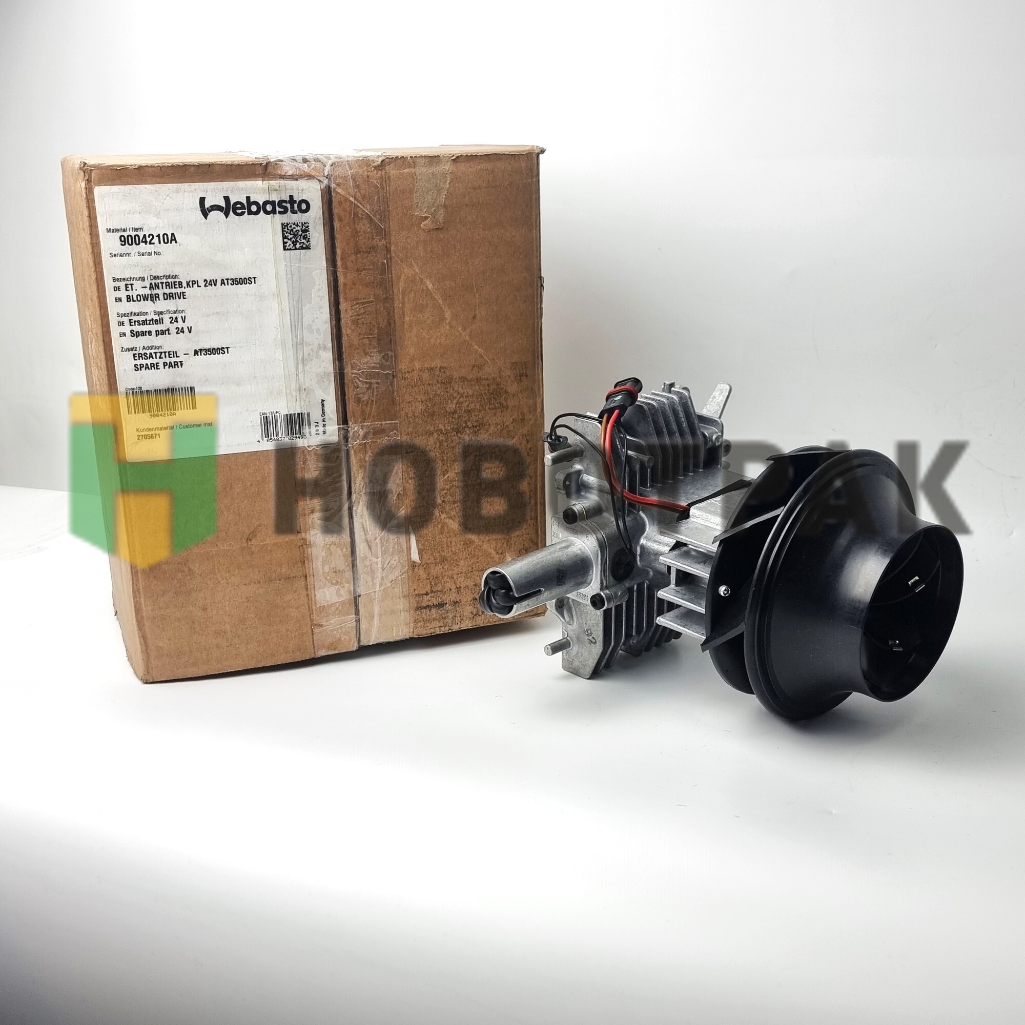 Вентилятор отопителя AT3500ST 24V 9004210A