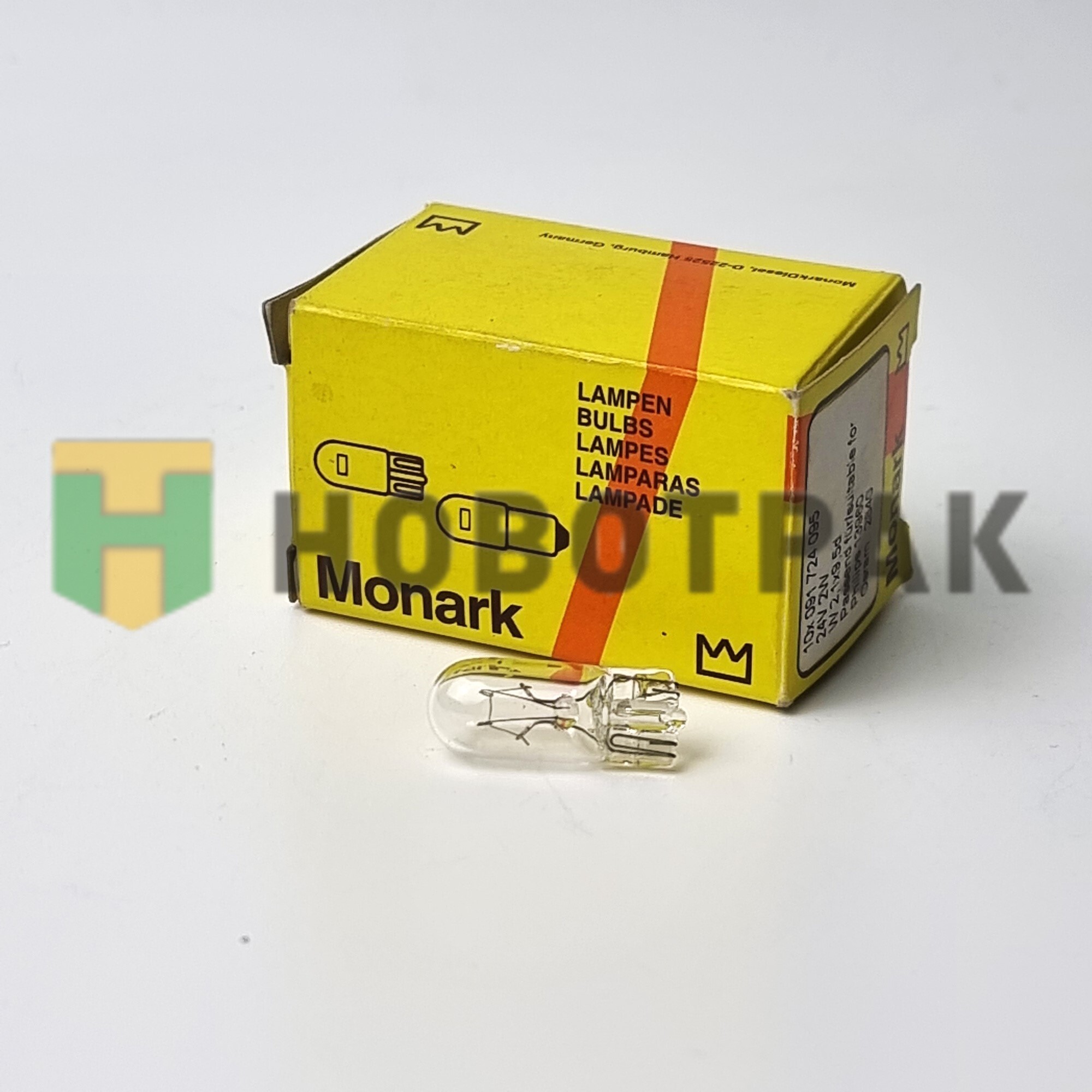 Лампа накаливания W2W 24V W2,1x9,5D 091724095